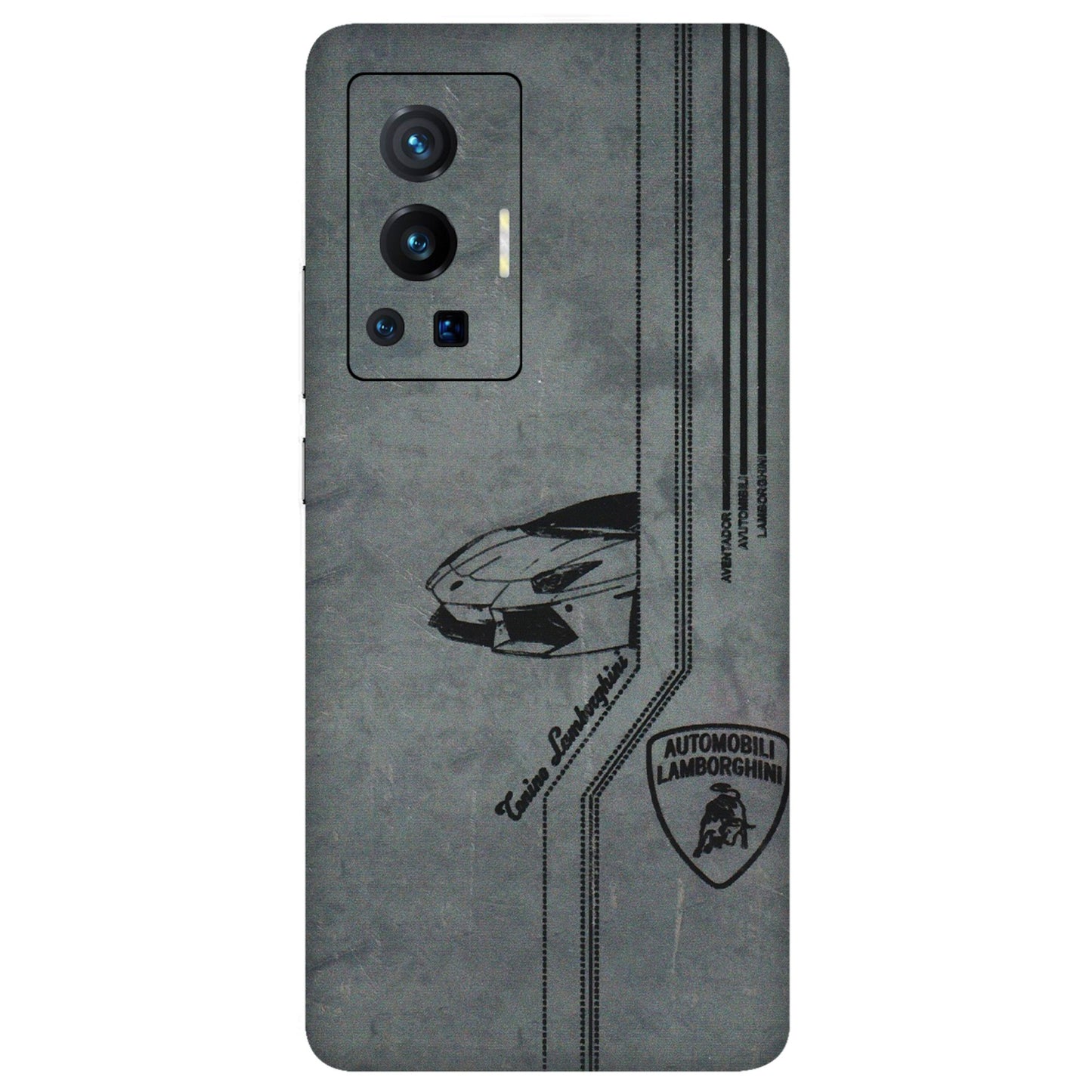 VIVO Z/V/X/T/U/S Series Phone Skins (All Models) - New Lamborgini Aventador - 3D Embossed Finish (L-321) Vivo X70 Pro (5G)