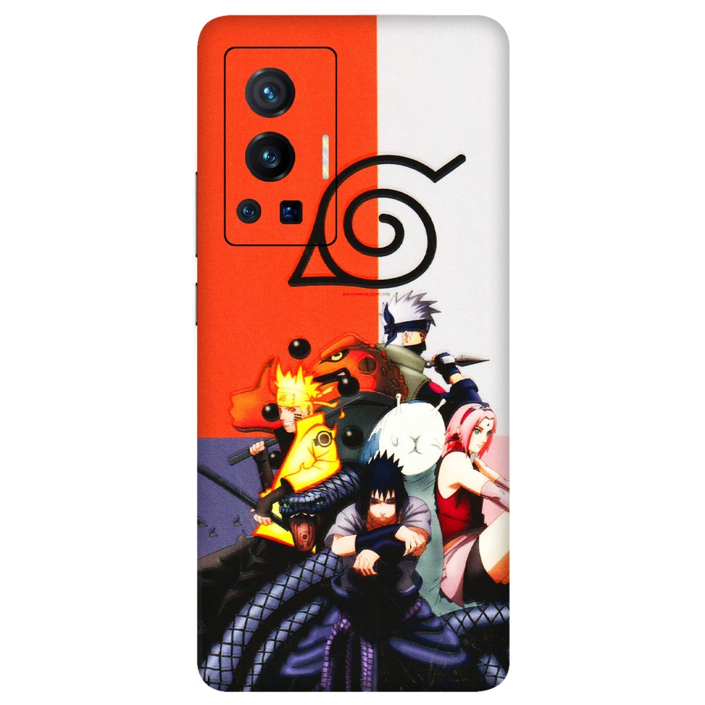 VIVO Z/V/X/T/U/S Series Phone Skins (All Models) - Naruto Final Fight - 3D Embossed Finish (L-33) Vivo X70 Pro (5G)