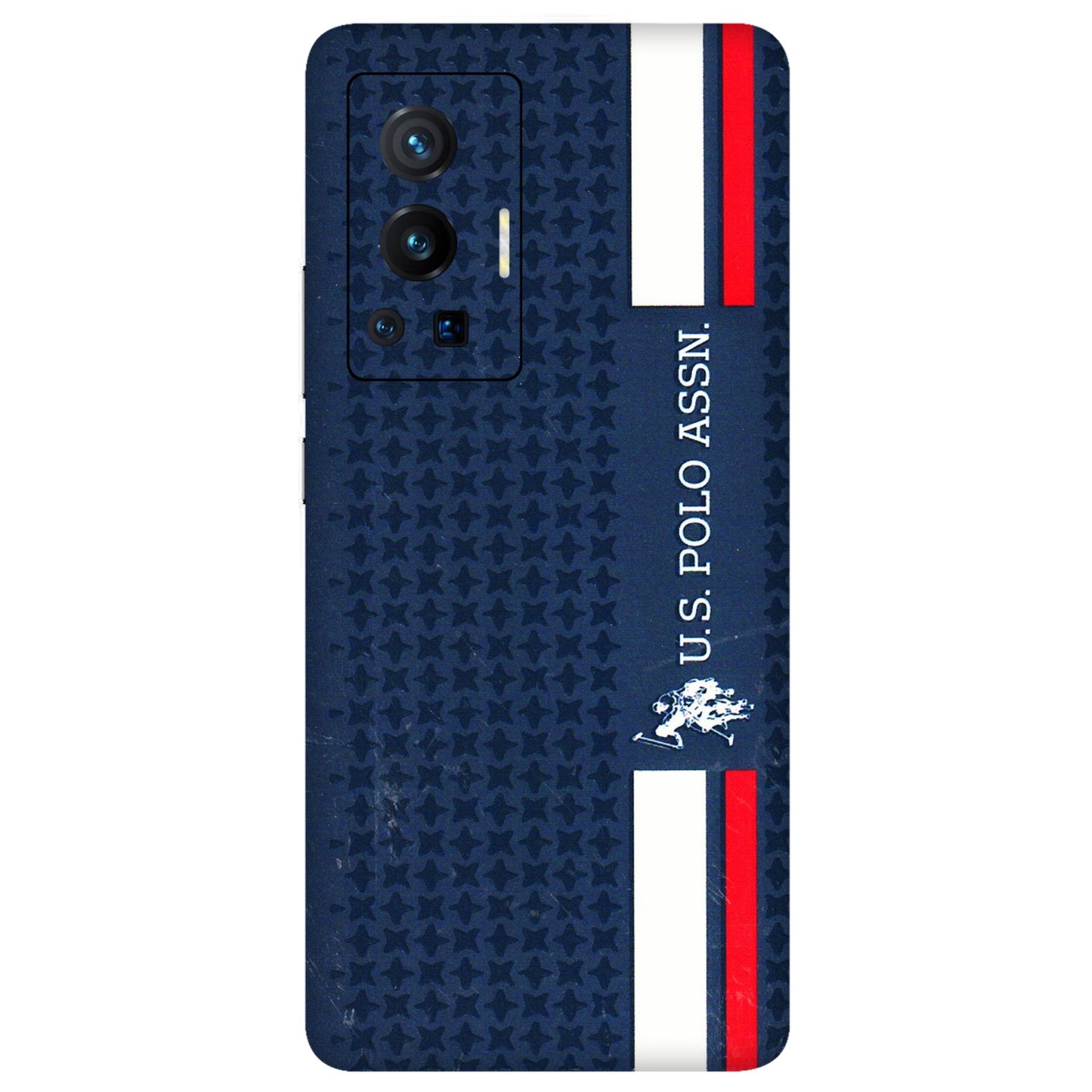 VIVO Z/V/X/T/U/S Series Phone Skins (All Models) - US POLO Designer Brand - 3D Embossed Finish (L-65) Vivo X70 Pro (5G)