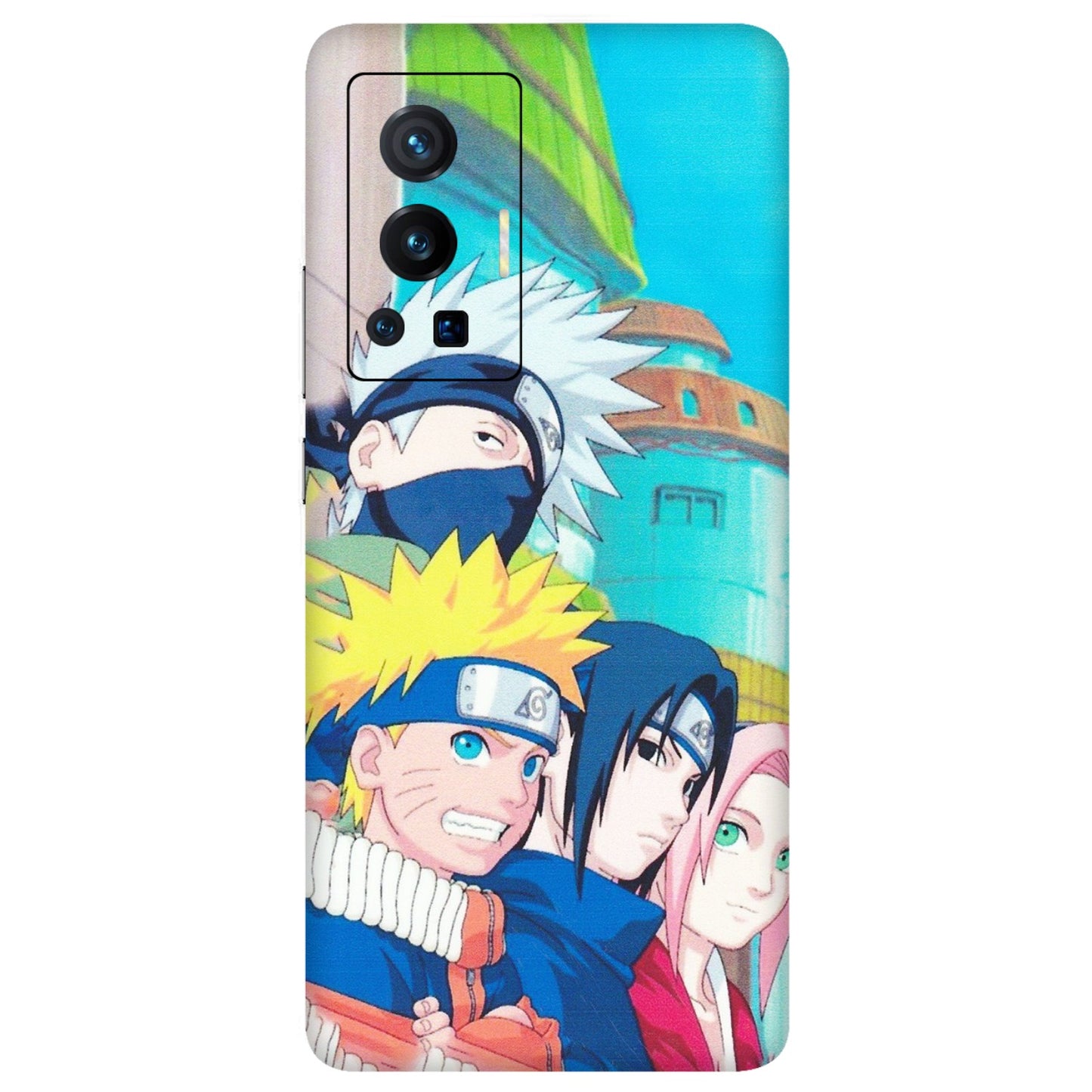 VIVO Z/V/X/T/U/S Series Phone Skins (All Models) - Team Minato And Kakashi - Matte Finish (M-101) Vivo X70 Pro (5G)