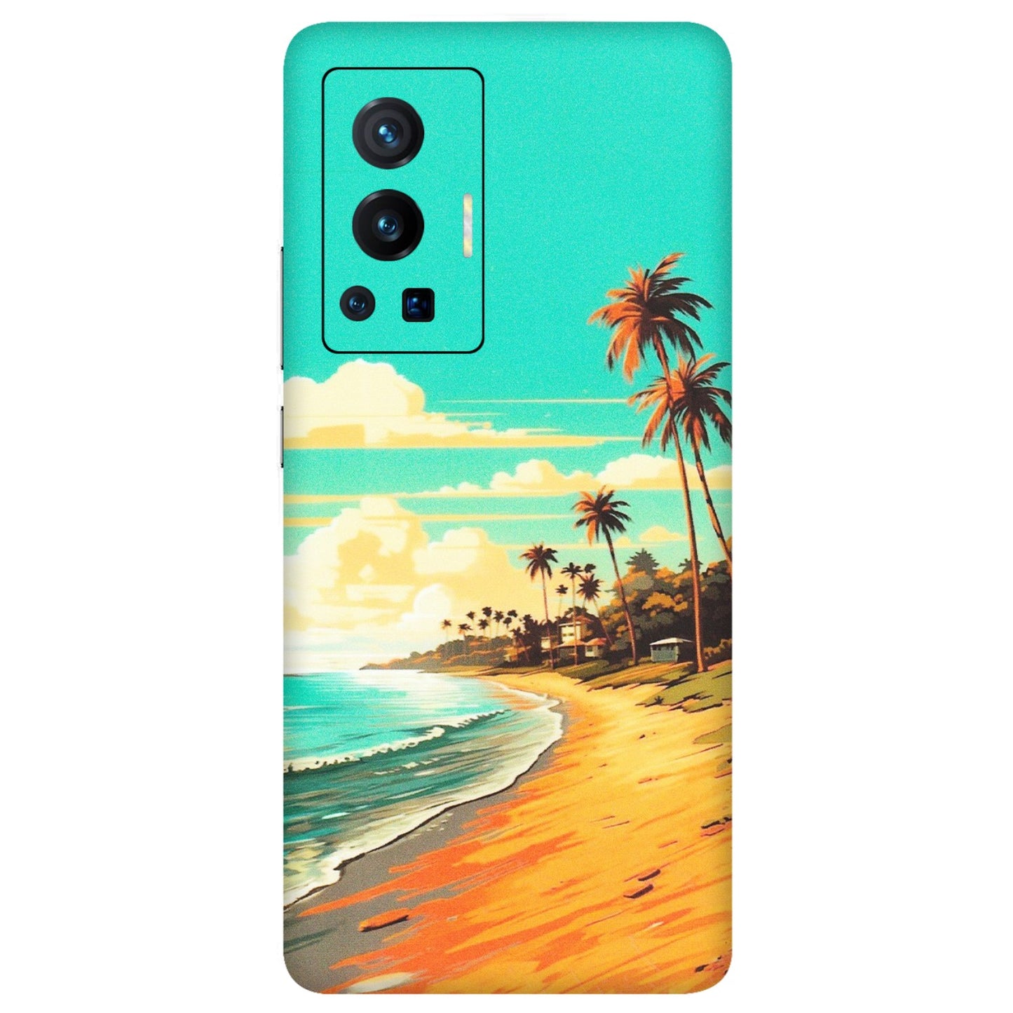 VIVO Z/V/X/T/U/S Series Phone Skins (All Models) - Miami Beach - Matte Finish (M-136) Vivo X70 Pro (5G)