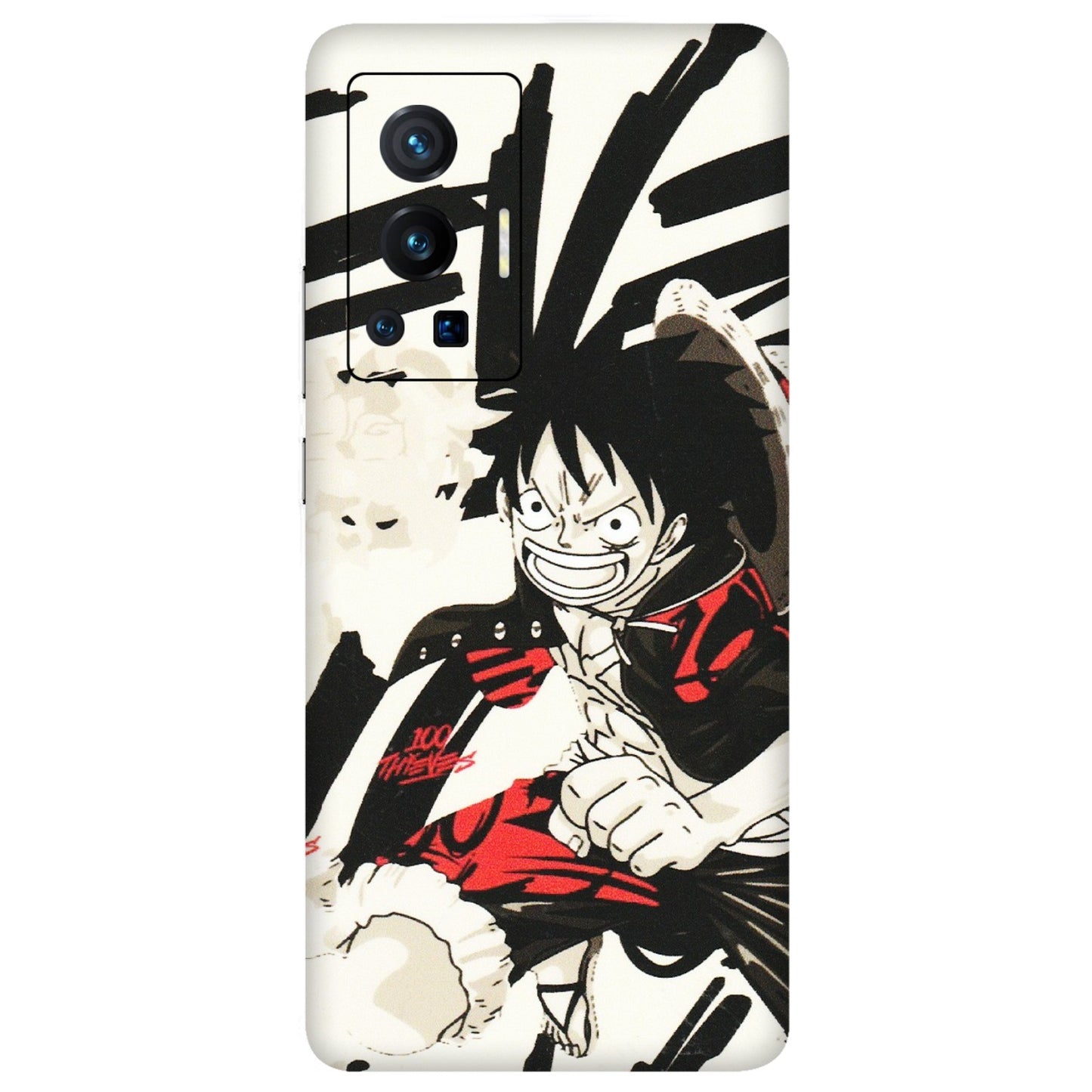 VIVO Z/V/X/T/U/S Series Phone Skins (All Models) - Monkey D.Luffy Manga Anime - Matte Finish (M-145) Vivo X70 Pro (5G)