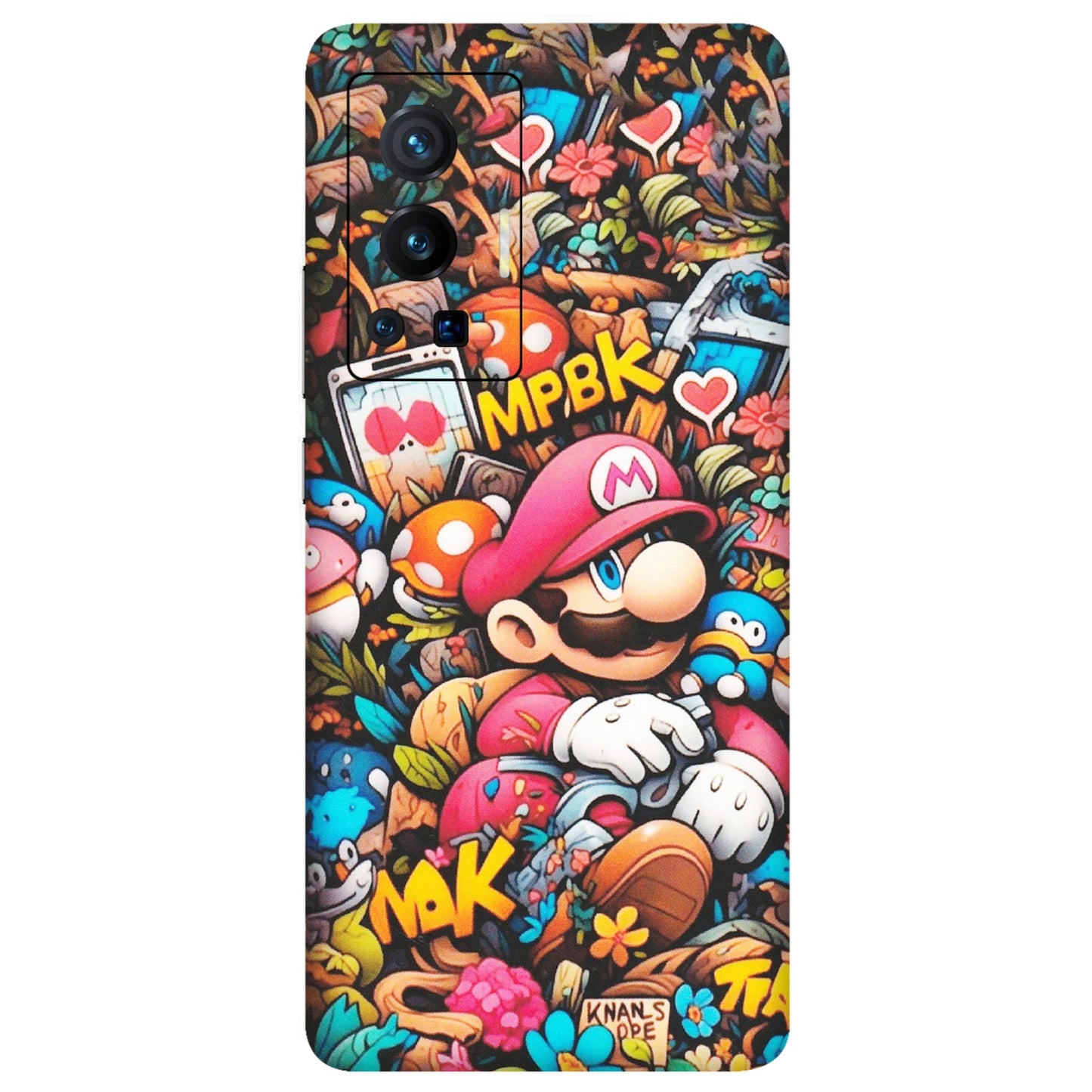 VIVO Z/V/X/T/U/S Series Phone Skins (All Models) - Super Mario Bros Artistic - Matte Finish (M-173) Vivo X70 Pro (5G)
