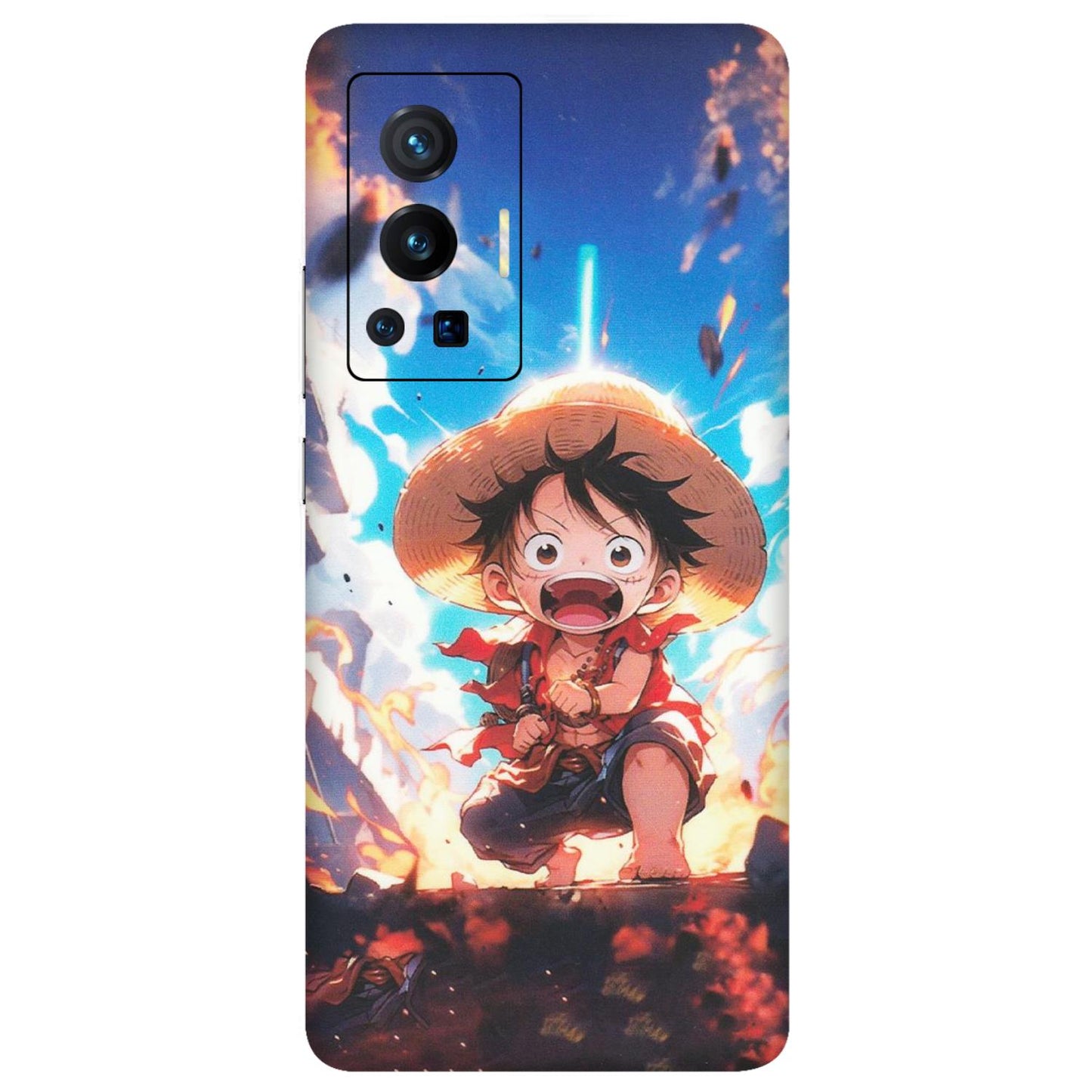 VIVO Z/V/X/T/U/S Series Phone Skins (All Models) - Toon One Piece Cute Character - Matte Finish (M-35) Vivo X70 Pro (5G)