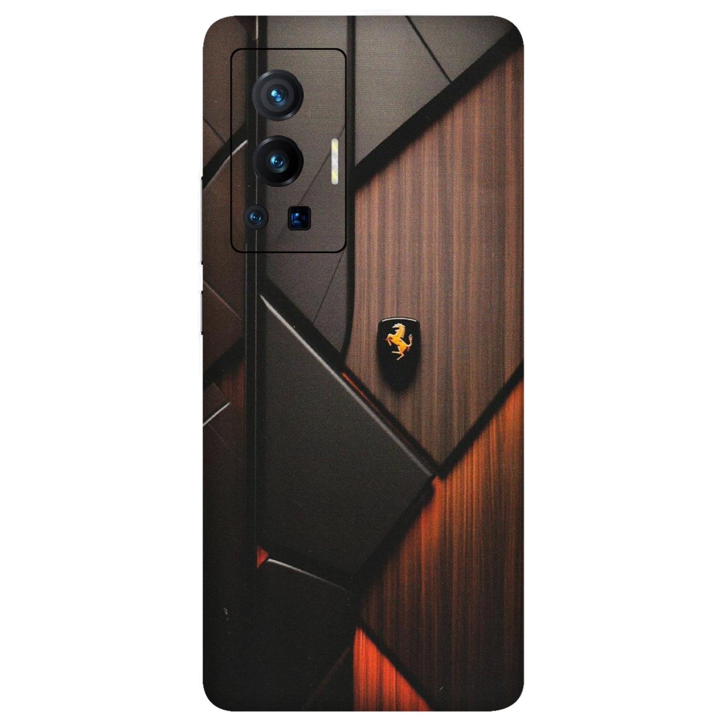 VIVO Z/V/X/T/U/S Series Phone Skins (All Models) - Lambo Beauty Wood Pattern Sober - Matte Finish (M-51) Vivo X70 Pro (5G)