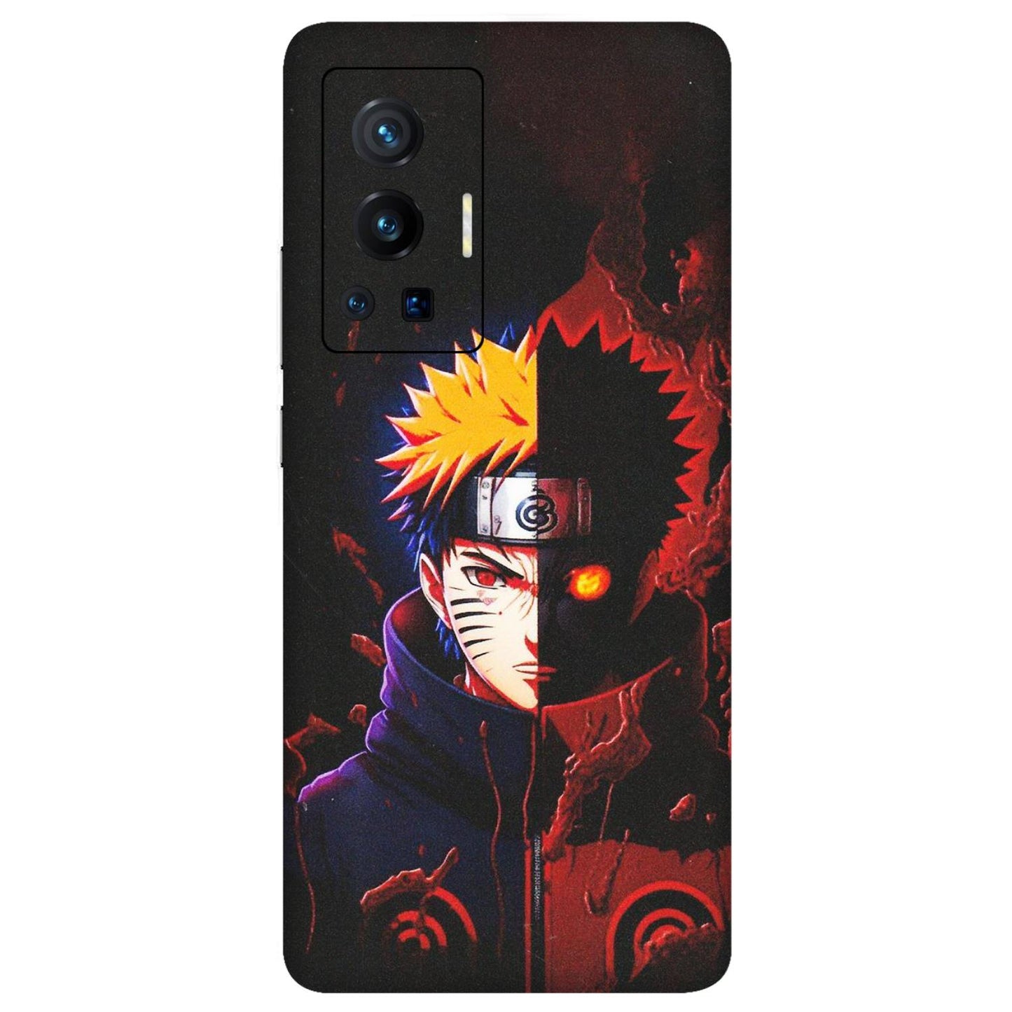 VIVO Z/V/X/T/U/S Series Phone Skins (All Models) - Naruto X Evil - Matte Finish (M-70) Vivo X70 Pro (5G)