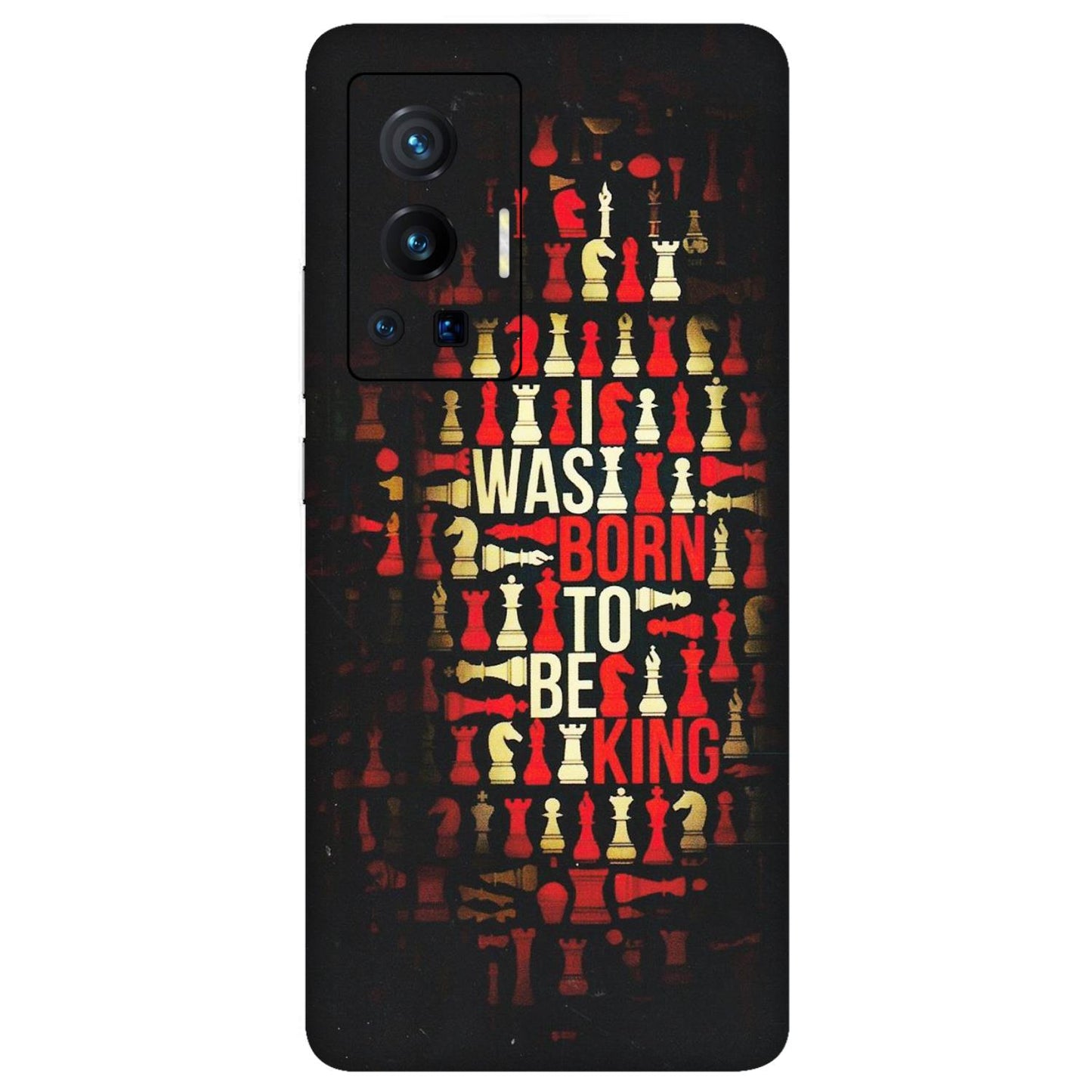 VIVO Z/V/X/T/U/S Series Phone Skins (All Models) - Born To Be King - Matte Finish (M-73) Vivo X70 Pro (5G)