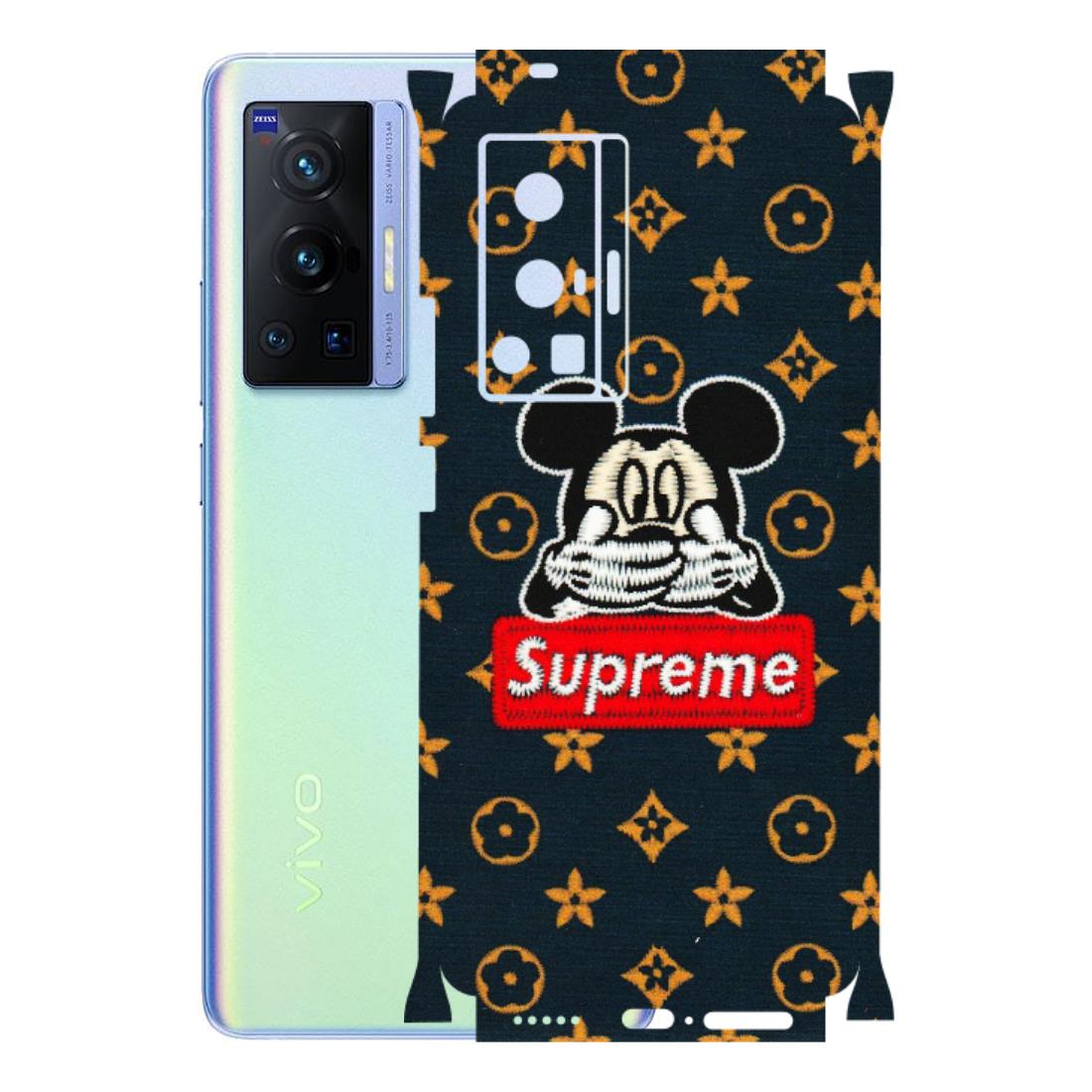 VIVO Z/V/X/T/U/S Series Phone Skins (All Models) - Mickey Supreme - Matte Finish (M-83) Vivo X70 Pro (5G)