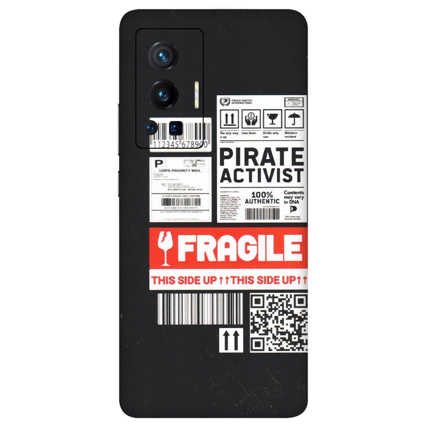 VIVO Z/V/X/T/U/S Series Phone Skins (All Models) - Handle With Care - Matte Finish (M-99) Vivo X70 Pro (5G)