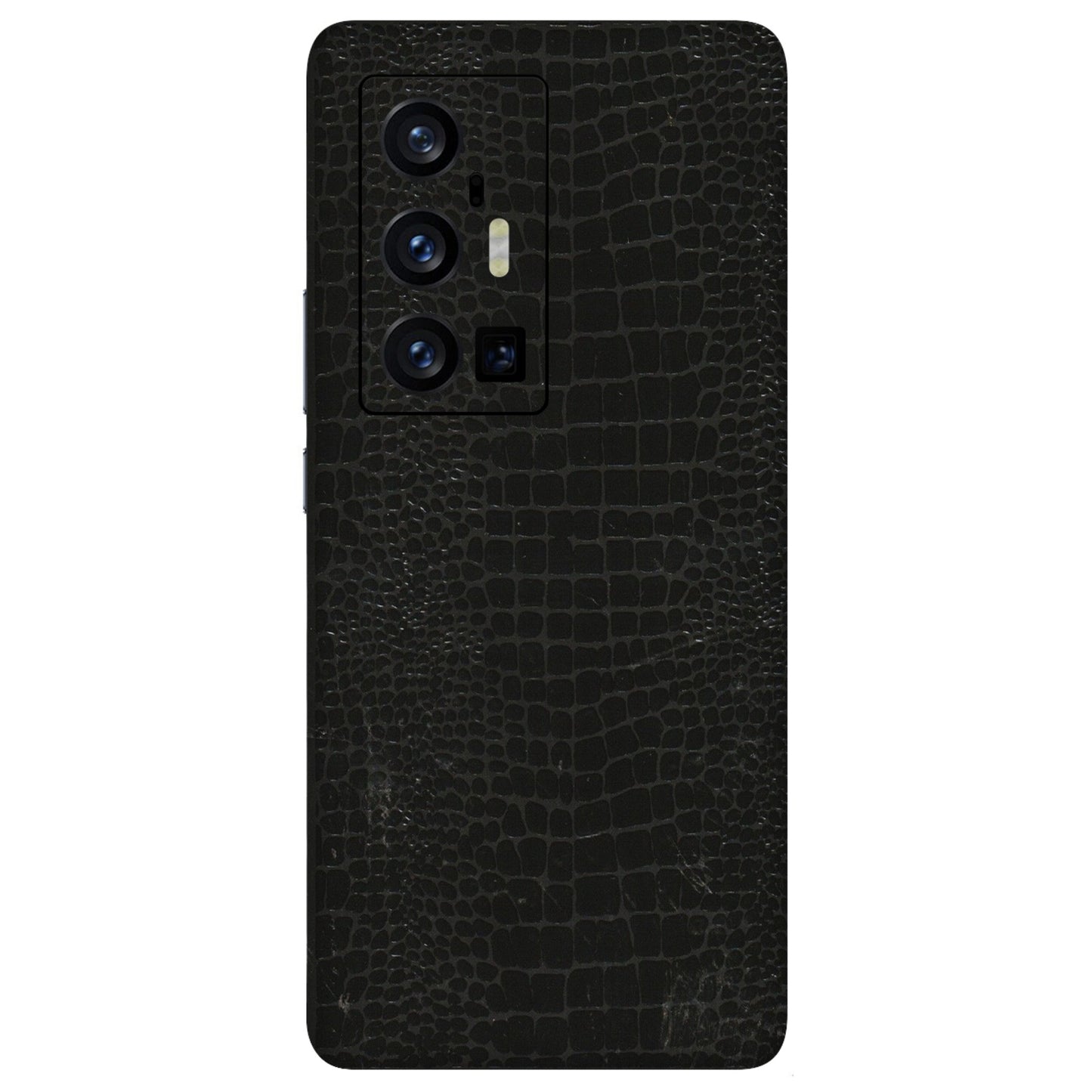 VIVO Z/V/X/T/U/S Series Phone Skins (All Models) - Snake Leather Black - 3D Embossed Finish (L-107) Vivo X70 Pro Plus (5G)
