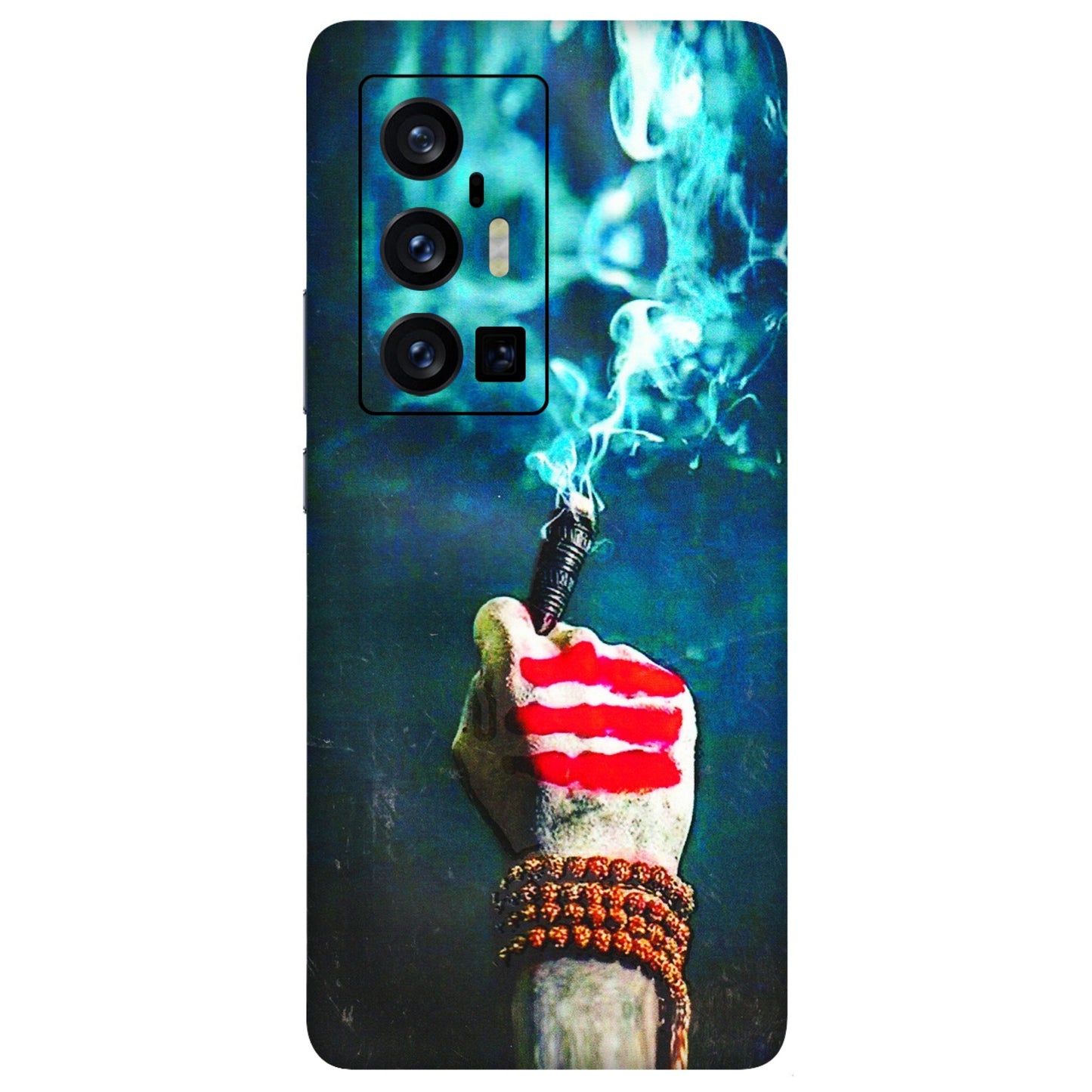 VIVO Z/V/X/T/U/S Series Phone Skins (All Models) - Mahadev Bhakt - 3D Embossed Finish (L-146) Vivo X70 Pro Plus (5G)