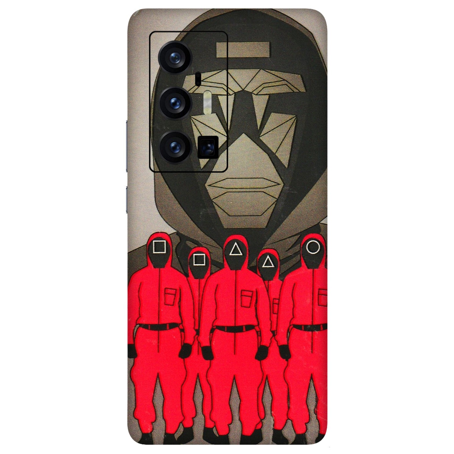 VIVO Z/V/X/T/U/S Series Phone Skins (All Models) - Squid Game Hero - 3D Embossed Finish (L-245) Vivo X70 Pro Plus (5G)