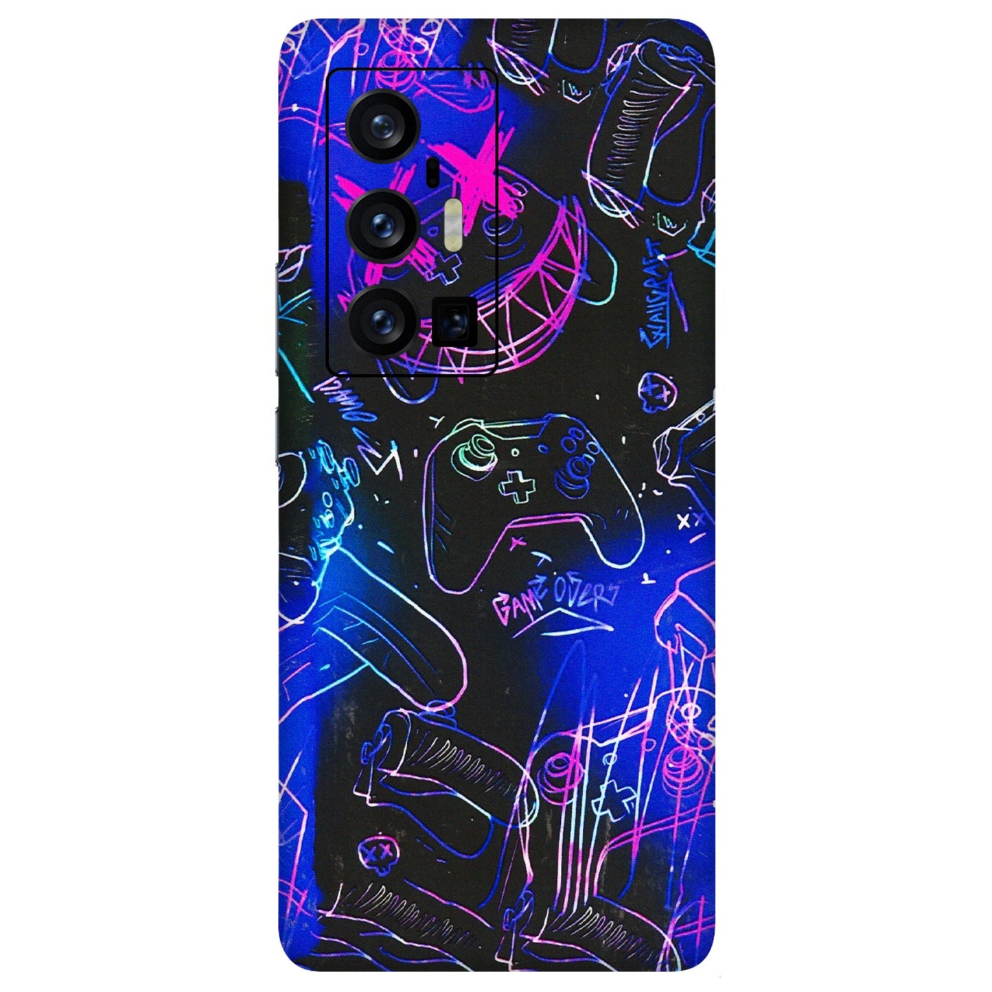 VIVO Z/V/X/T/U/S Series Phone Skins (All Models) - Gamers Paradise - 3D Embossed Finish (L-258) Vivo X70 Pro Plus (5G)