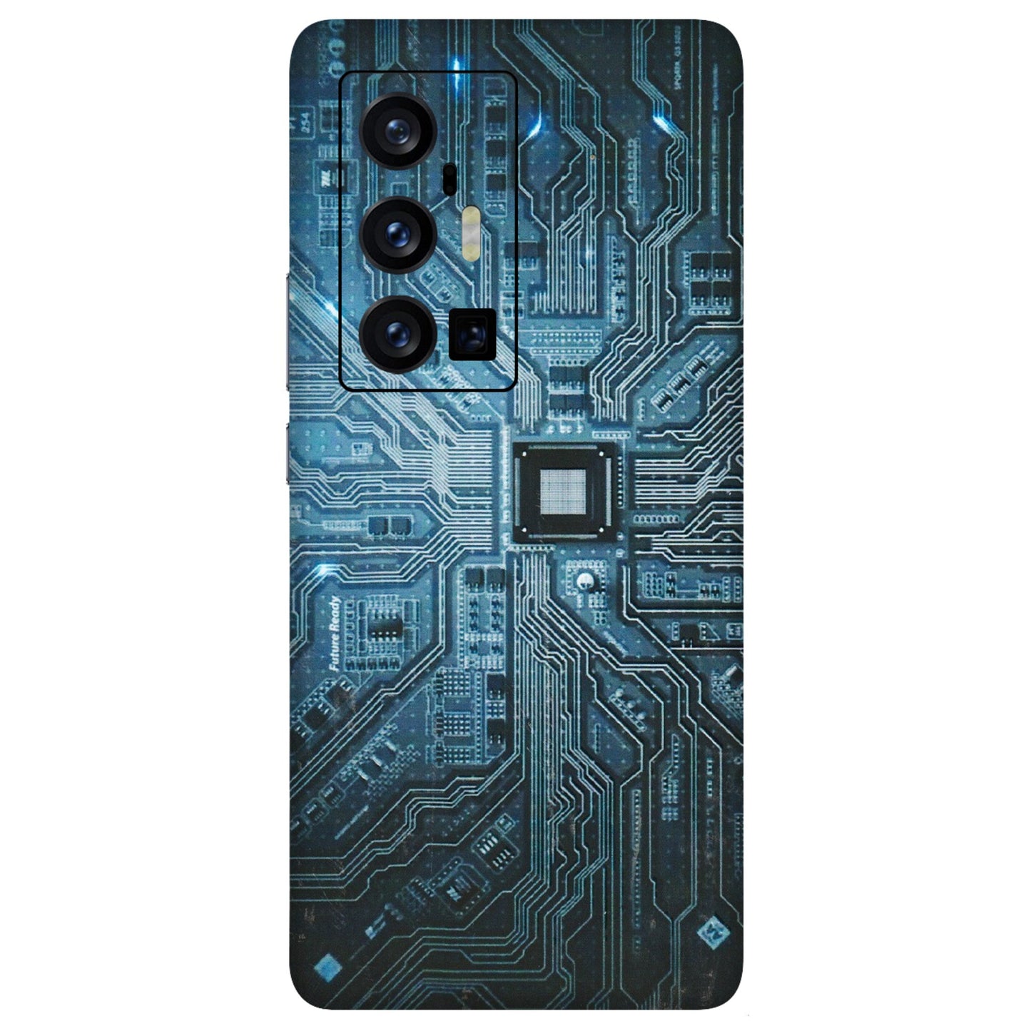 VIVO Z/V/X/T/U/S Series Phone Skins (All Models) - Original Circuit - 3D Embossed Finish (L-267) Vivo X70 Pro Plus (5G)