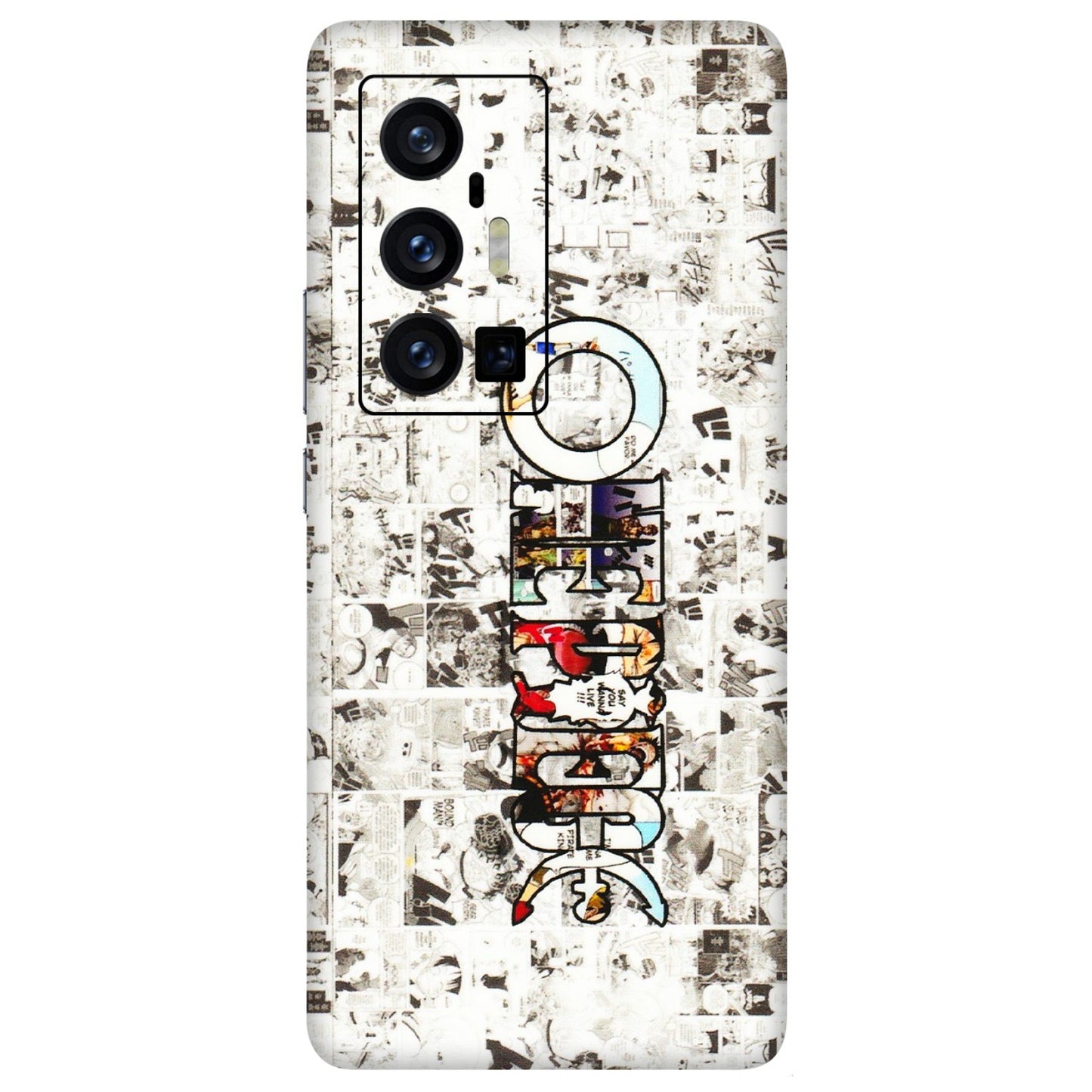 VIVO Z/V/X/T/U/S Series Phone Skins (All Models) - One Piece Manga - 3D Embossed Finish (L-26) Vivo X70 Pro Plus (5G)
