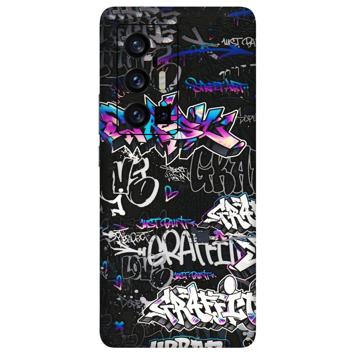 VIVO Z/V/X/T/U/S Series Phone Skins (All Models) - Graffiti Killer - 3D Embossed Finish (L-274) Vivo X70 Pro Plus (5G)