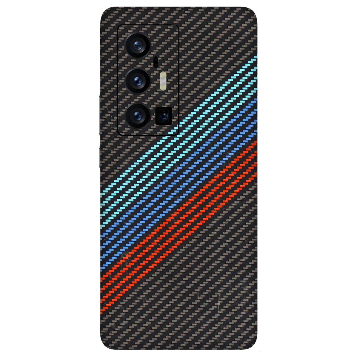 VIVO Z/V/X/T/U/S Series Phone Skins (All Models) - Carbon BM - 3D Embossed Finish (L-302) Vivo X70 Pro Plus (5G)