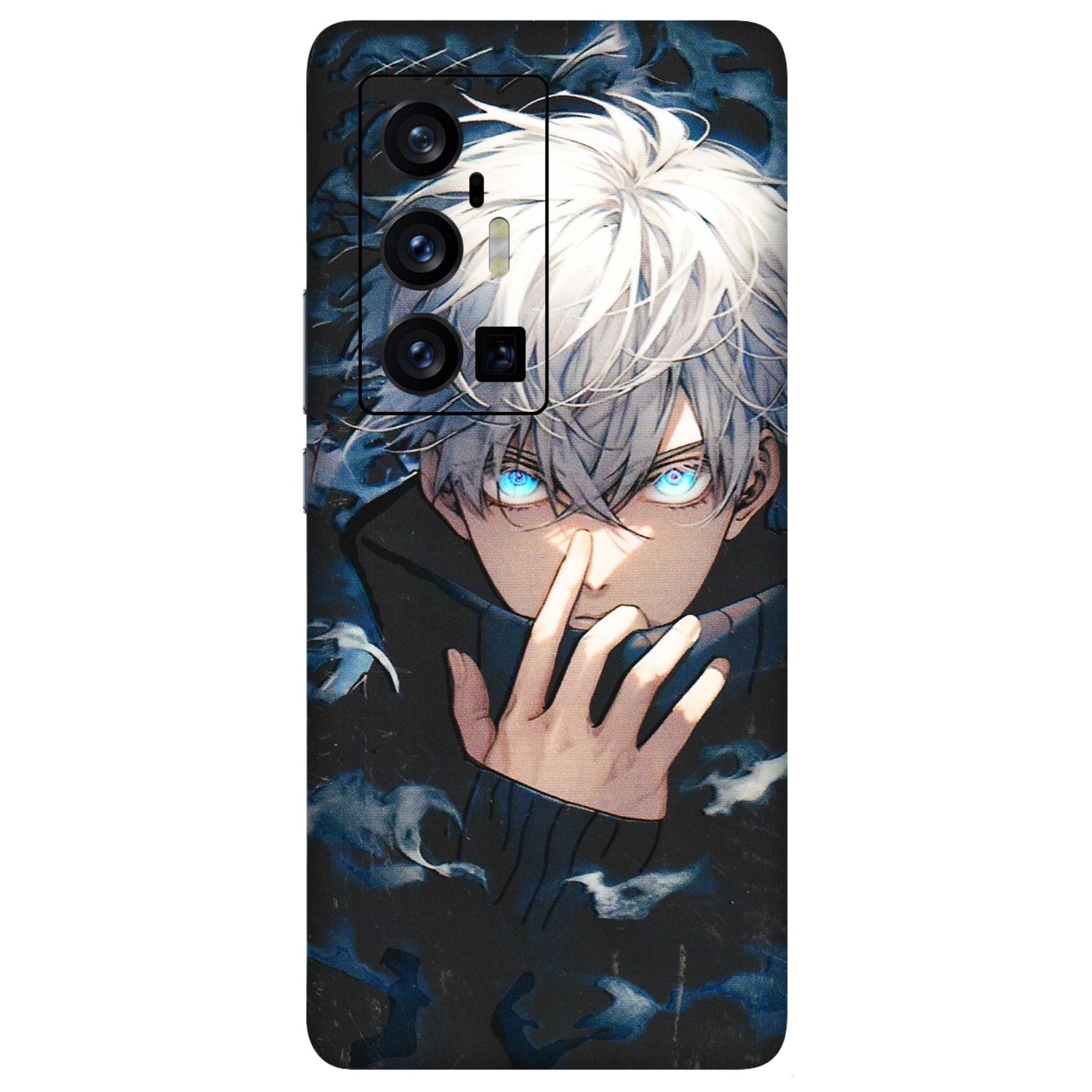 VIVO Z/V/X/T/U/S Series Phone Skins (All Models) - New Jujutsu Kaisen Anime - 3D Embossed Finish (L-313) Vivo X70 Pro Plus (5G)