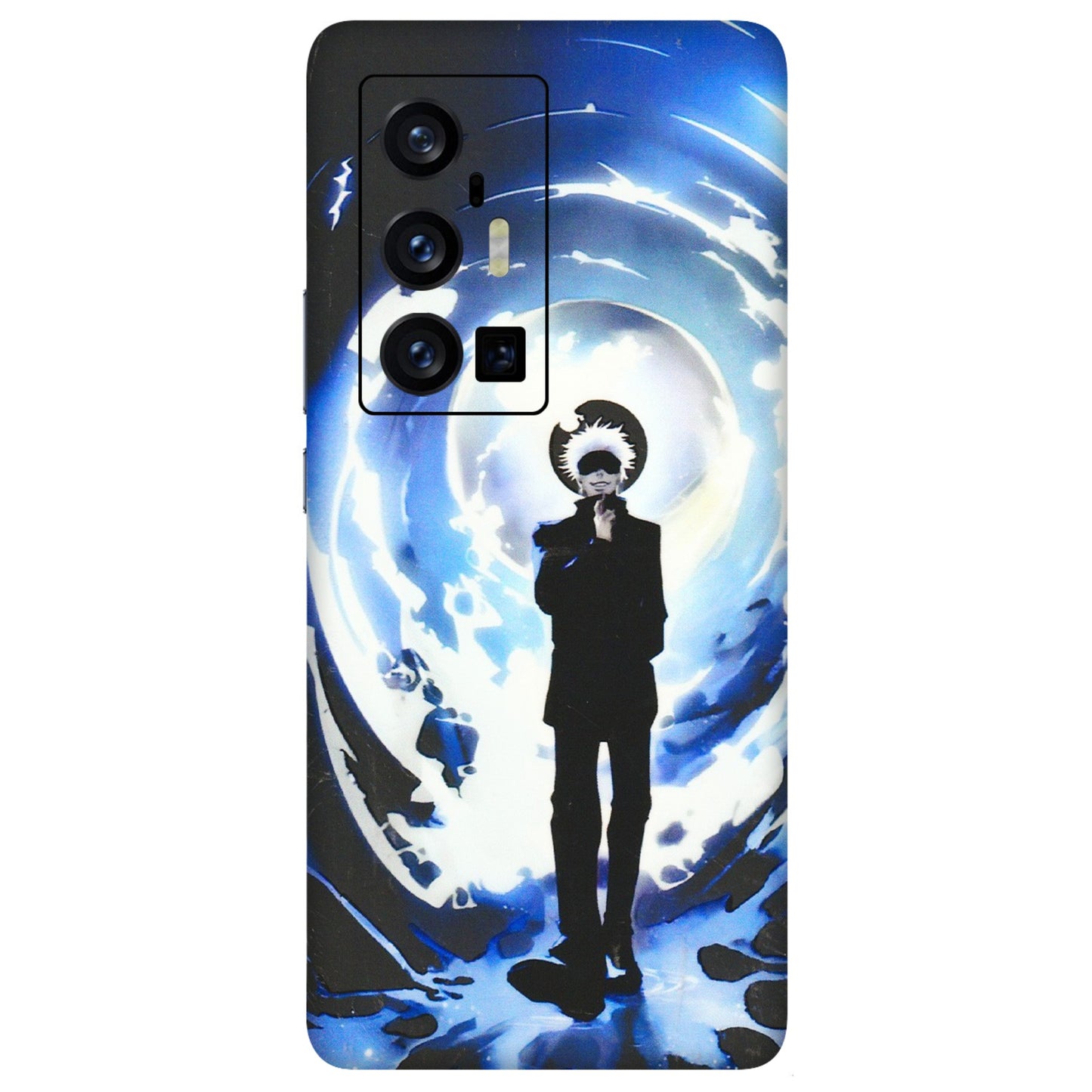 VIVO Z/V/X/T/U/S Series Phone Skins (All Models) - Jujustu Kaisen Anime Manga - 3D Embossed Finish (L-317) Vivo X70 Pro Plus (5G)