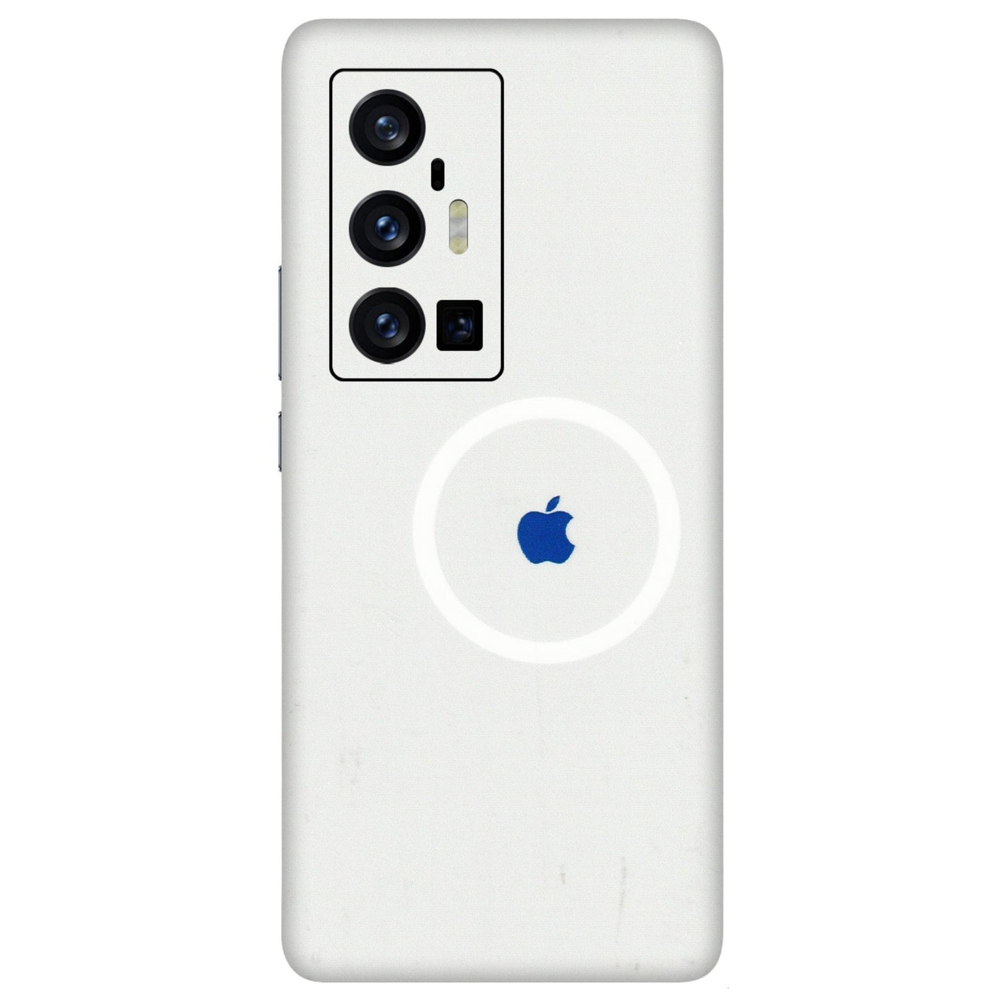 VIVO Z/V/X/T/U/S Series Phone Skins (All Models) - iPhone Magsafe Logo - 3D Embossed Finish (L-320) Vivo X70 Pro Plus (5G)
