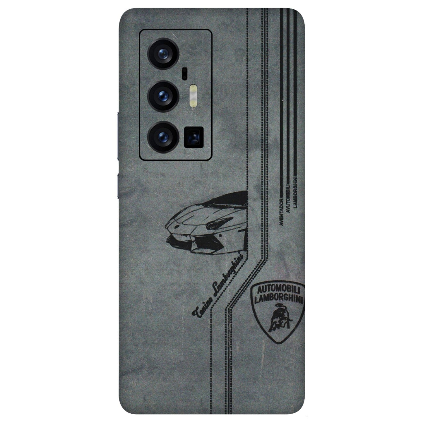 VIVO Z/V/X/T/U/S Series Phone Skins (All Models) - New Lamborgini Aventador - 3D Embossed Finish (L-321) Vivo X70 Pro Plus (5G)