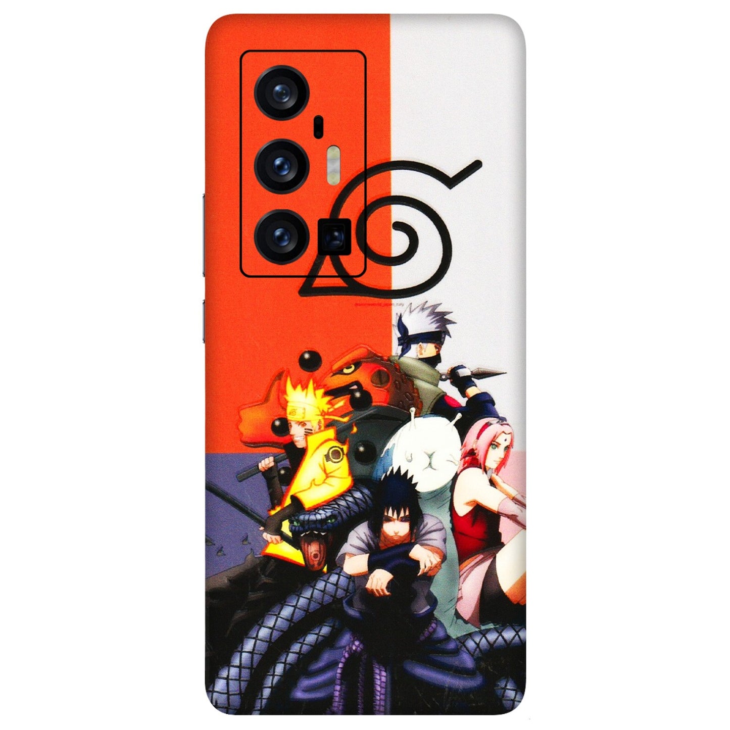 VIVO Z/V/X/T/U/S Series Phone Skins (All Models) - Naruto Final Fight - 3D Embossed Finish (L-33) Vivo X70 Pro Plus (5G)