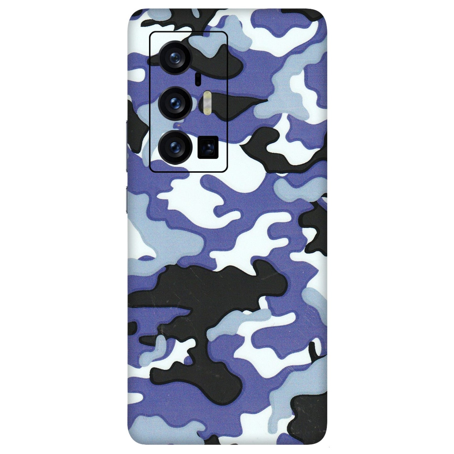 VIVO Z/V/X/T/U/S Series Phone Skins (All Models) - Powerfull Military Camoflauge - 3D Embossed Finish (L-49) Vivo X70 Pro Plus (5G)