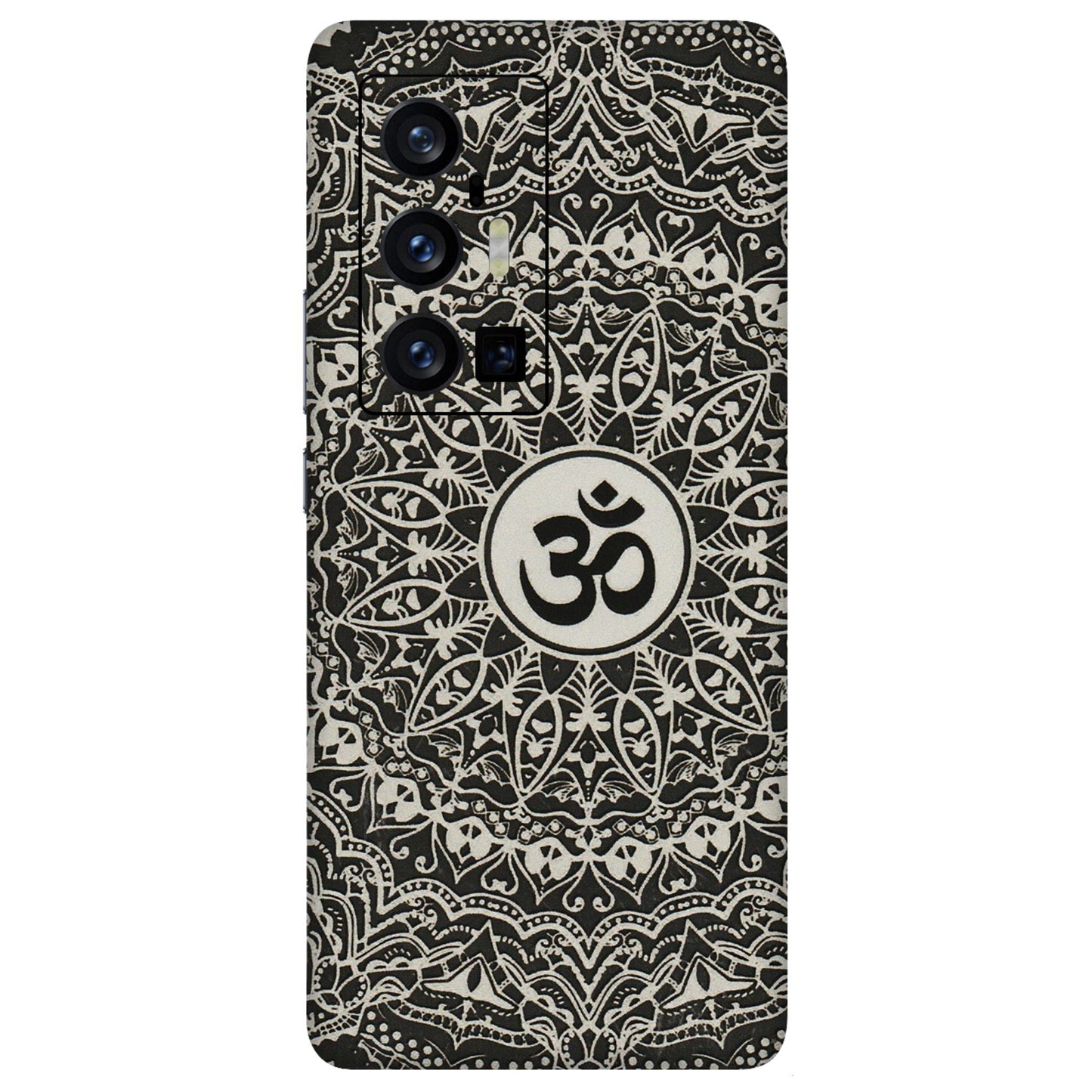VIVO Z/V/X/T/U/S Series Phone Skins (All Models) - Aum Elegant Mandala - 3D Embossed Finish (L-62) Vivo X70 Pro Plus (5G)