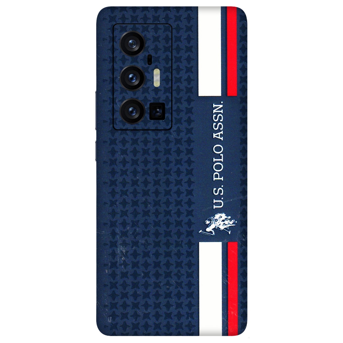 VIVO Z/V/X/T/U/S Series Phone Skins (All Models) - US POLO Designer Brand - 3D Embossed Finish (L-65) Vivo X70 Pro Plus (5G)