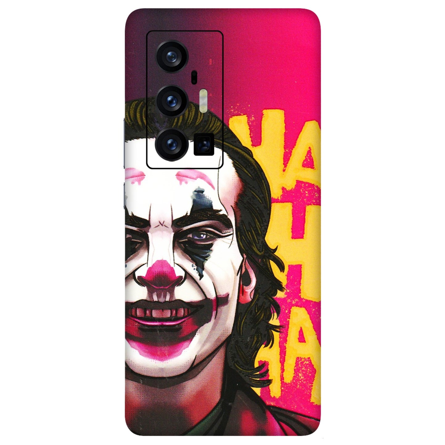 VIVO Z/V/X/T/U/S Series Phone Skins (All Models) - Joker Evil Laugh - 3D Embossed Finish (L-97) Vivo X70 Pro Plus (5G)