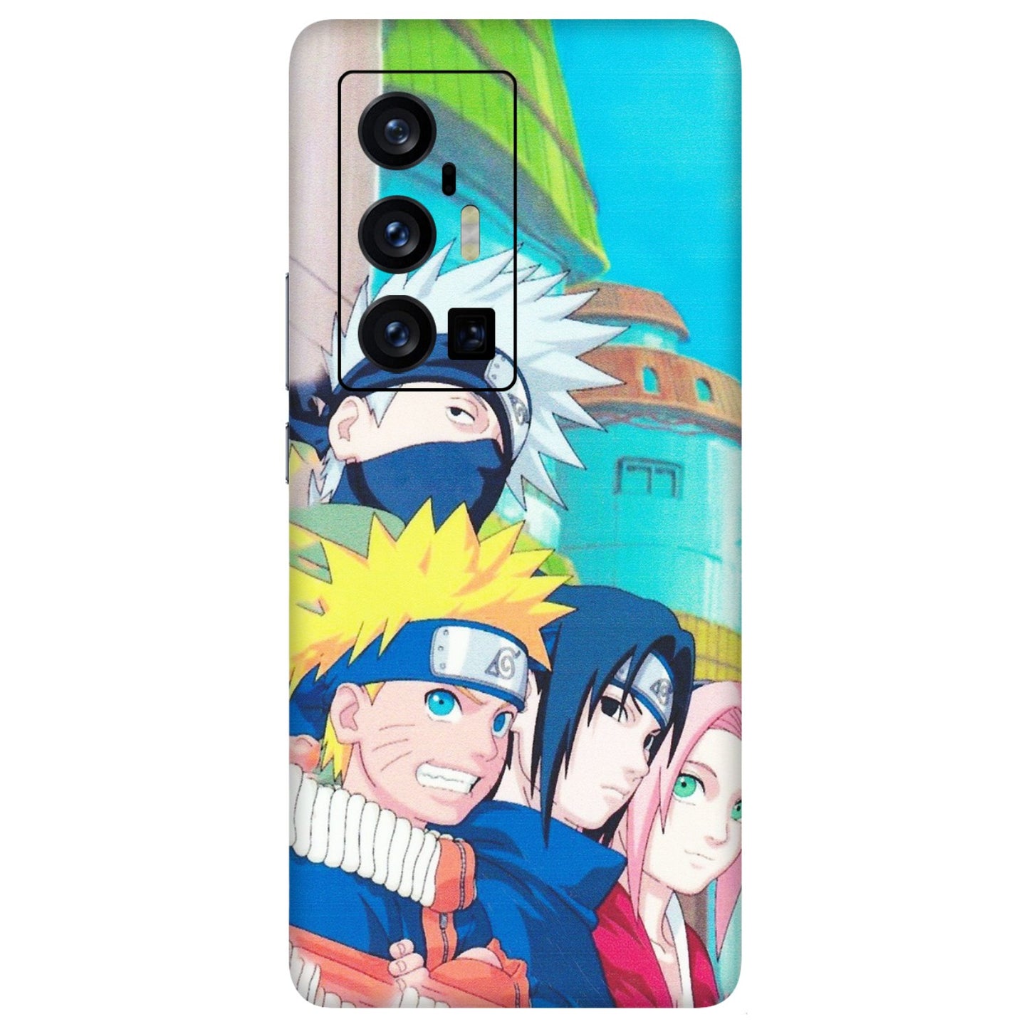 VIVO Z/V/X/T/U/S Series Phone Skins (All Models) - Team Minato And Kakashi - Matte Finish (M-101) Vivo X70 Pro Plus (5G)