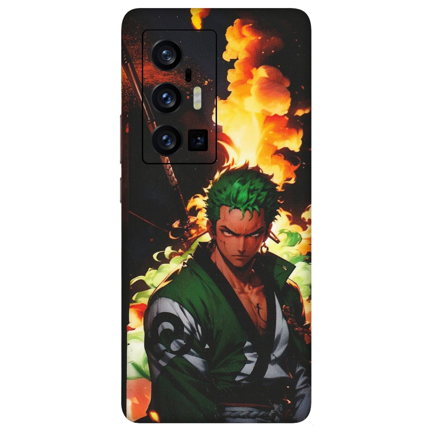 VIVO Z/V/X/T/U/S Series Phone Skins (All Models) - Roronoa Zoro - Matte Finish (M-102) Vivo X70 Pro Plus (5G)