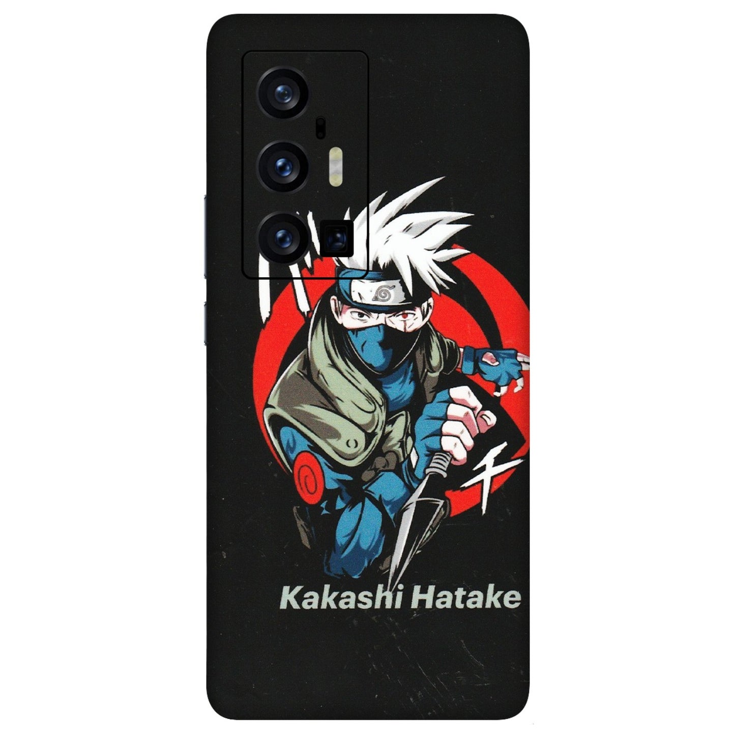 VIVO Z/V/X/T/U/S Series Phone Skins (All Models) - Naruto Kakashi Hatake Killer - Matte Finish (M-114) Vivo X70 Pro Plus (5G)