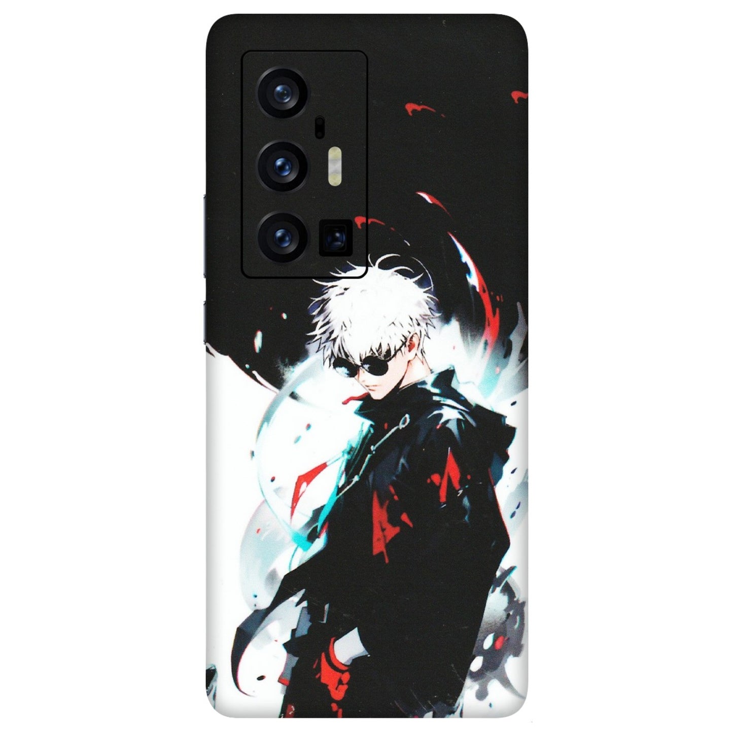 VIVO Z/V/X/T/U/S Series Phone Skins (All Models) - Gojo Powerful Charater Kaisen Anime - Matte Finish (M-144) Vivo X70 Pro Plus (5G)