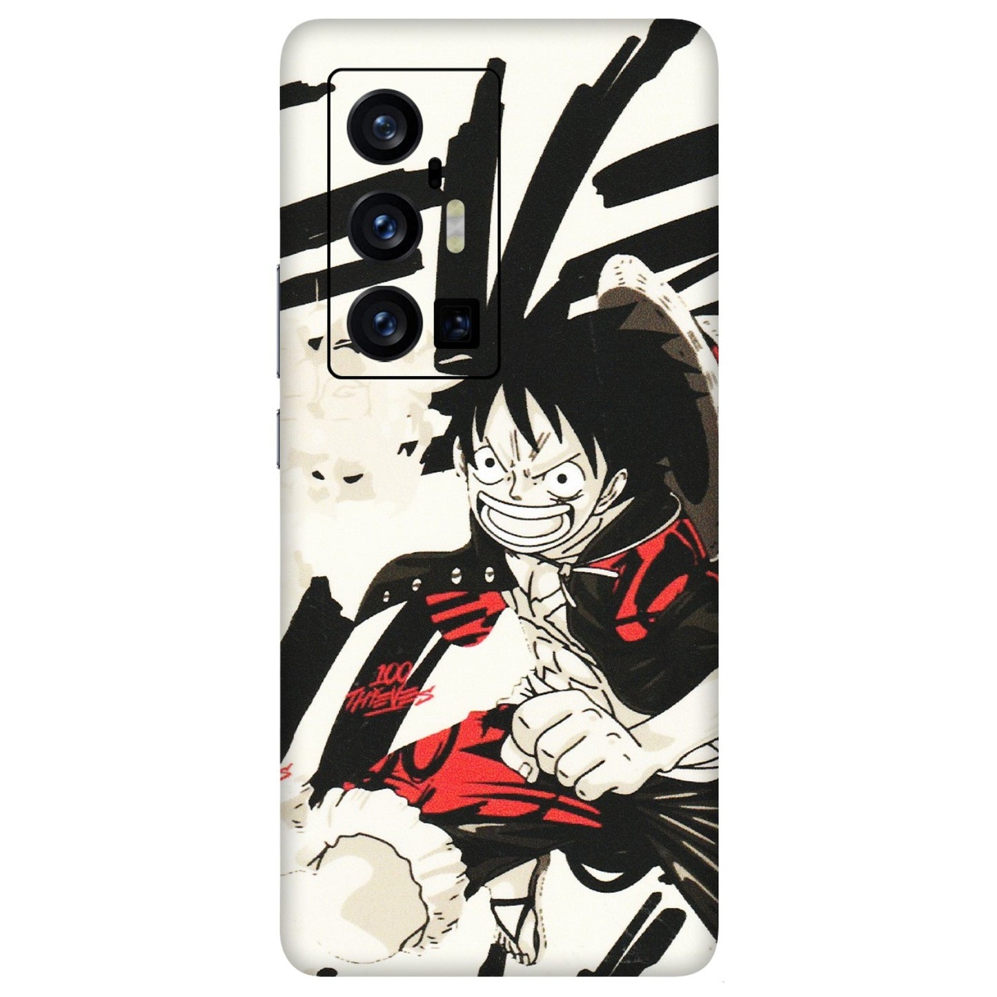 VIVO Z/V/X/T/U/S Series Phone Skins (All Models) - Monkey D.Luffy Manga Anime - Matte Finish (M-145) Vivo X70 Pro Plus (5G)