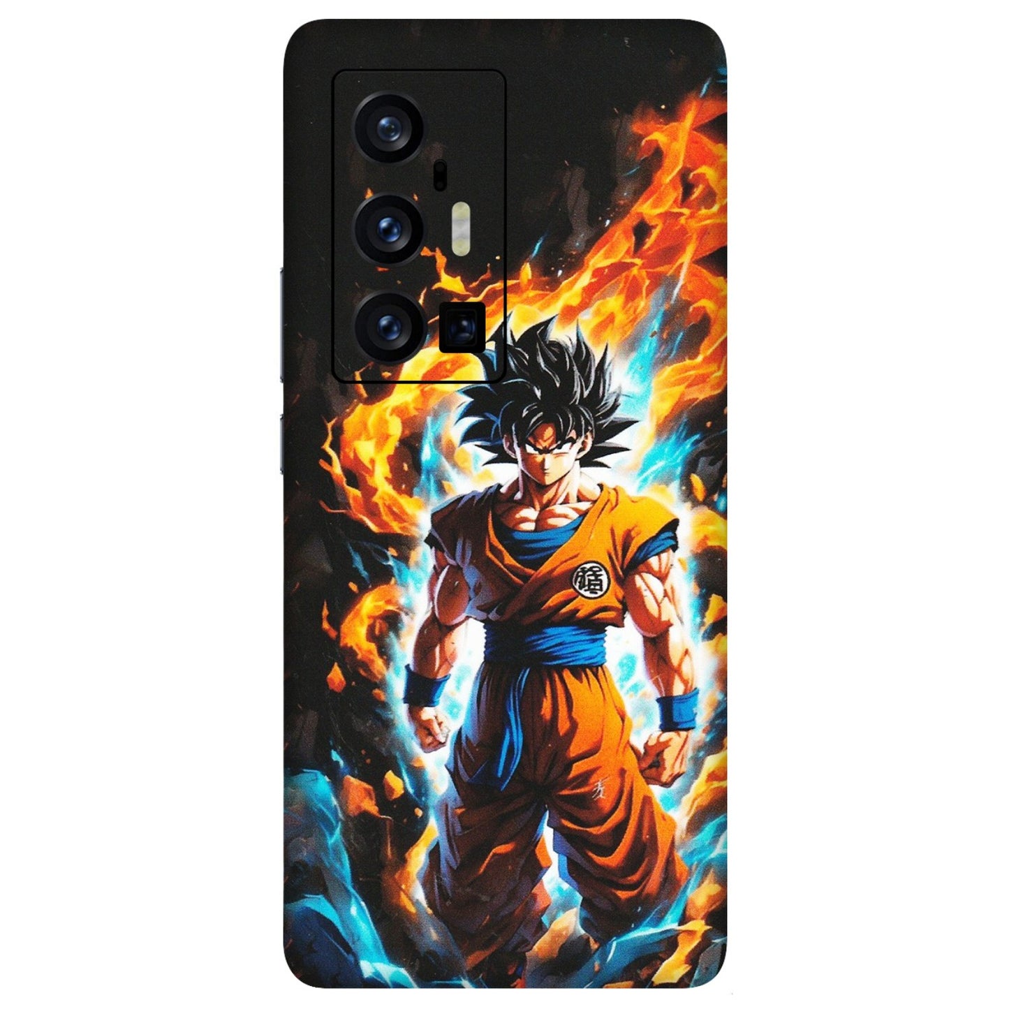 VIVO Z/V/X/T/U/S Series Phone Skins (All Models) - Goku Transformation Anime - Matte Finish (M-159) Vivo X70 Pro Plus (5G)