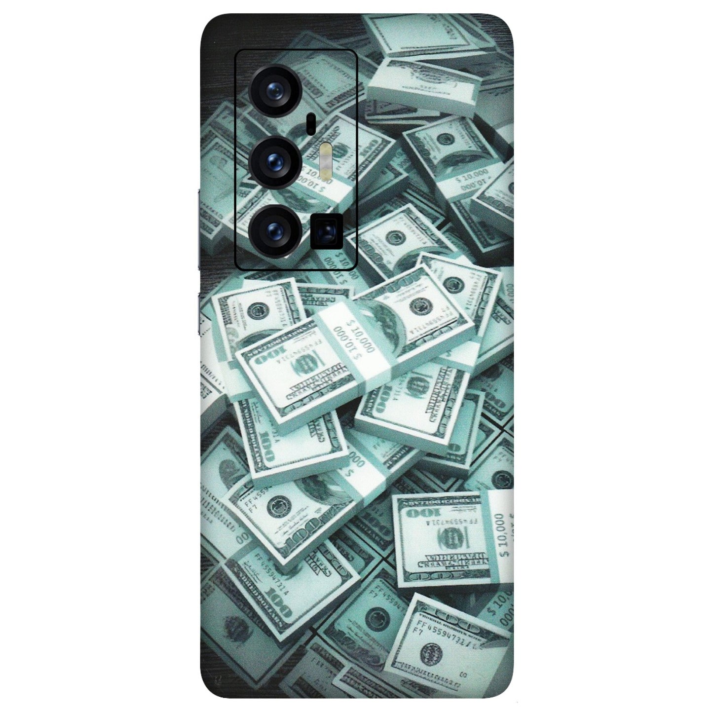 VIVO Z/V/X/T/U/S Series Phone Skins (All Models) - Hundred Dollar Bill - Matte Finish (M-162) Vivo X70 Pro Plus (5G)