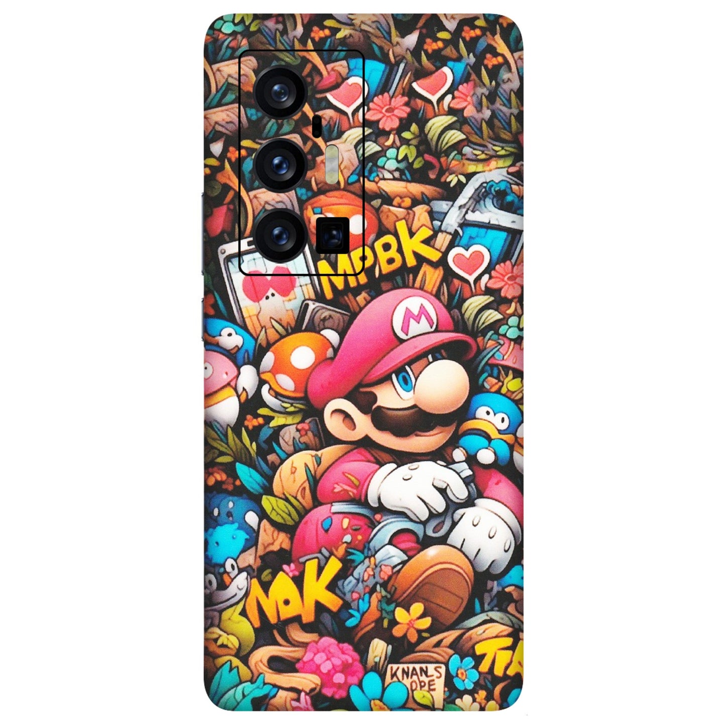 VIVO Z/V/X/T/U/S Series Phone Skins (All Models) - Super Mario Bros Artistic - Matte Finish (M-173) Vivo X70 Pro Plus (5G)