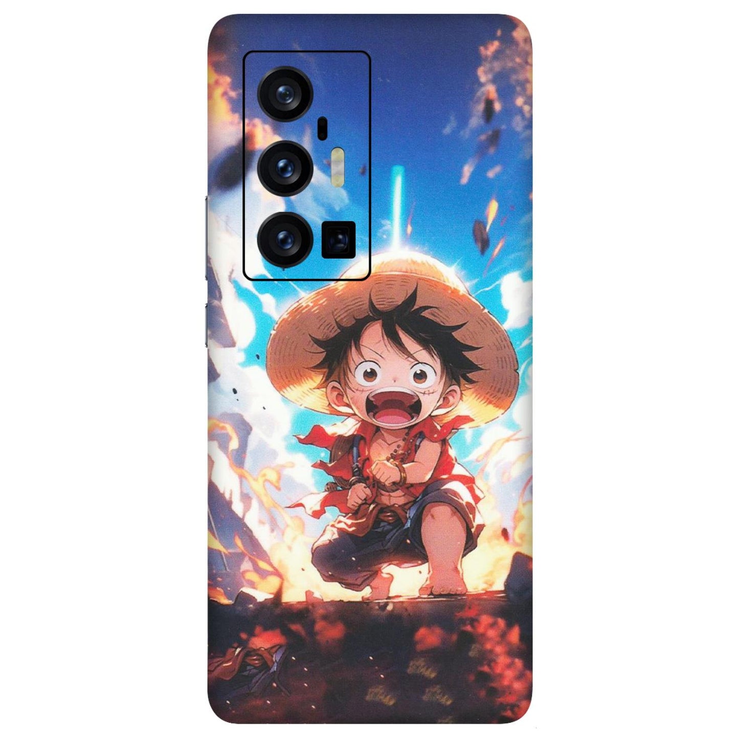 VIVO Z/V/X/T/U/S Series Phone Skins (All Models) - Toon One Piece Cute Character - Matte Finish (M-35) Vivo X70 Pro Plus (5G)