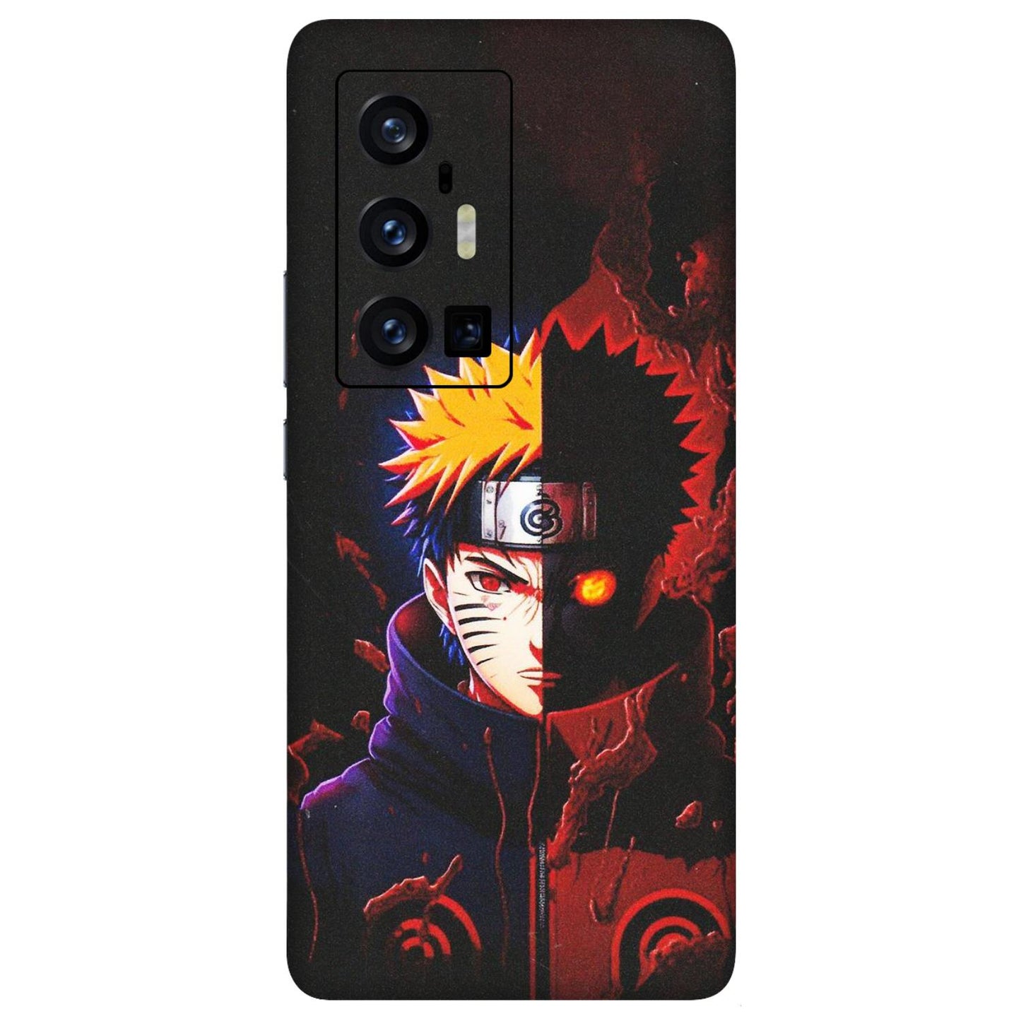 VIVO Z/V/X/T/U/S Series Phone Skins (All Models) - Naruto X Evil - Matte Finish (M-70) Vivo X70 Pro Plus (5G)