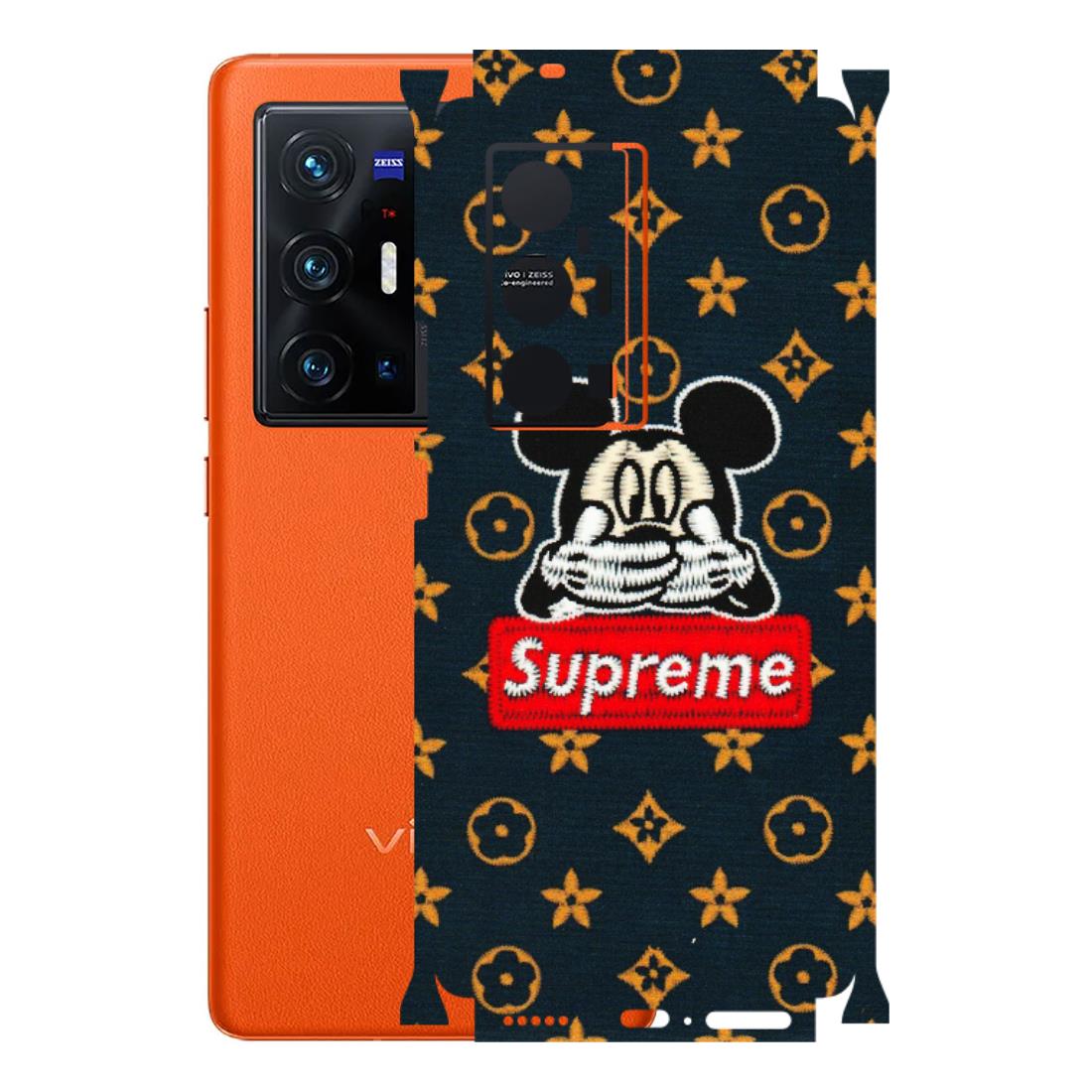 VIVO Z/V/X/T/U/S Series Phone Skins (All Models) - Mickey Supreme - Matte Finish (M-83) Vivo X70 Pro Plus (5G)