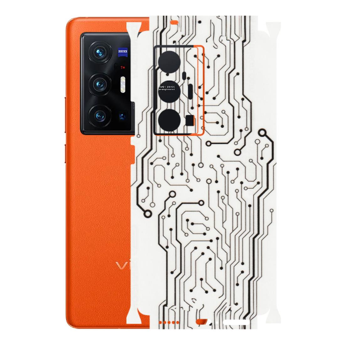 VIVO Z/V/X/T/U/S Series Phone Skins (All Models) - Tech Circuits - Transparent Finish (T-03) Vivo X70 Pro Plus (5G)