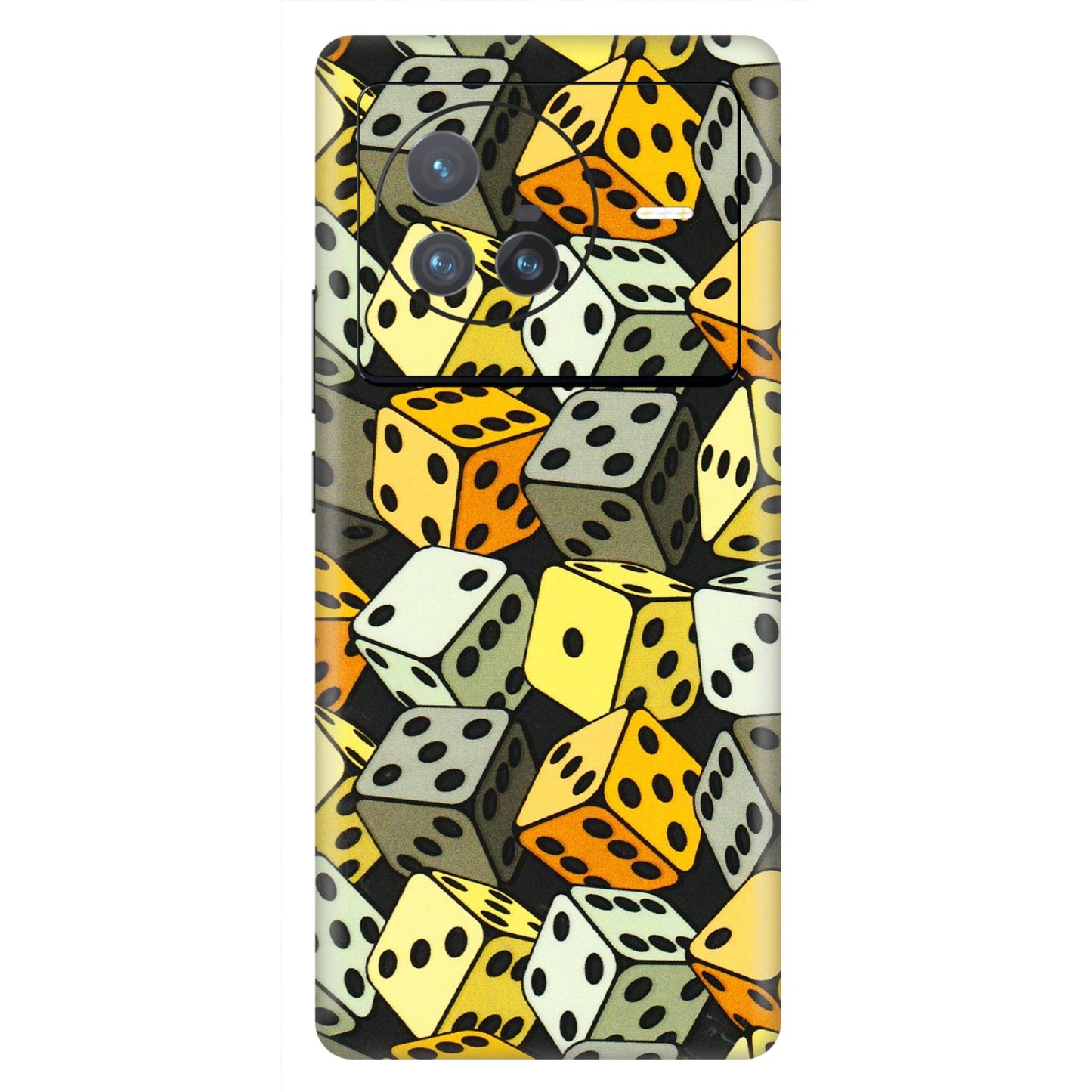 VIVO Z/V/X/T/U/S Series Phone Skins (All Models) - Dices Of Life - 3D Embossed Finish (L-04) Vivo X80 (5G)