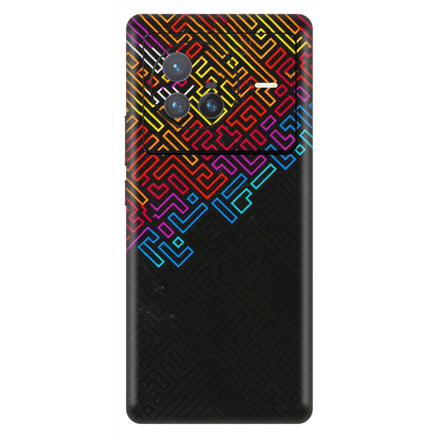 VIVO Z/V/X/T/U/S Series Phone Skins (All Models) - Dotme Pattern Art - 3D Embossed Finish (L-121) Vivo X80 (5G)