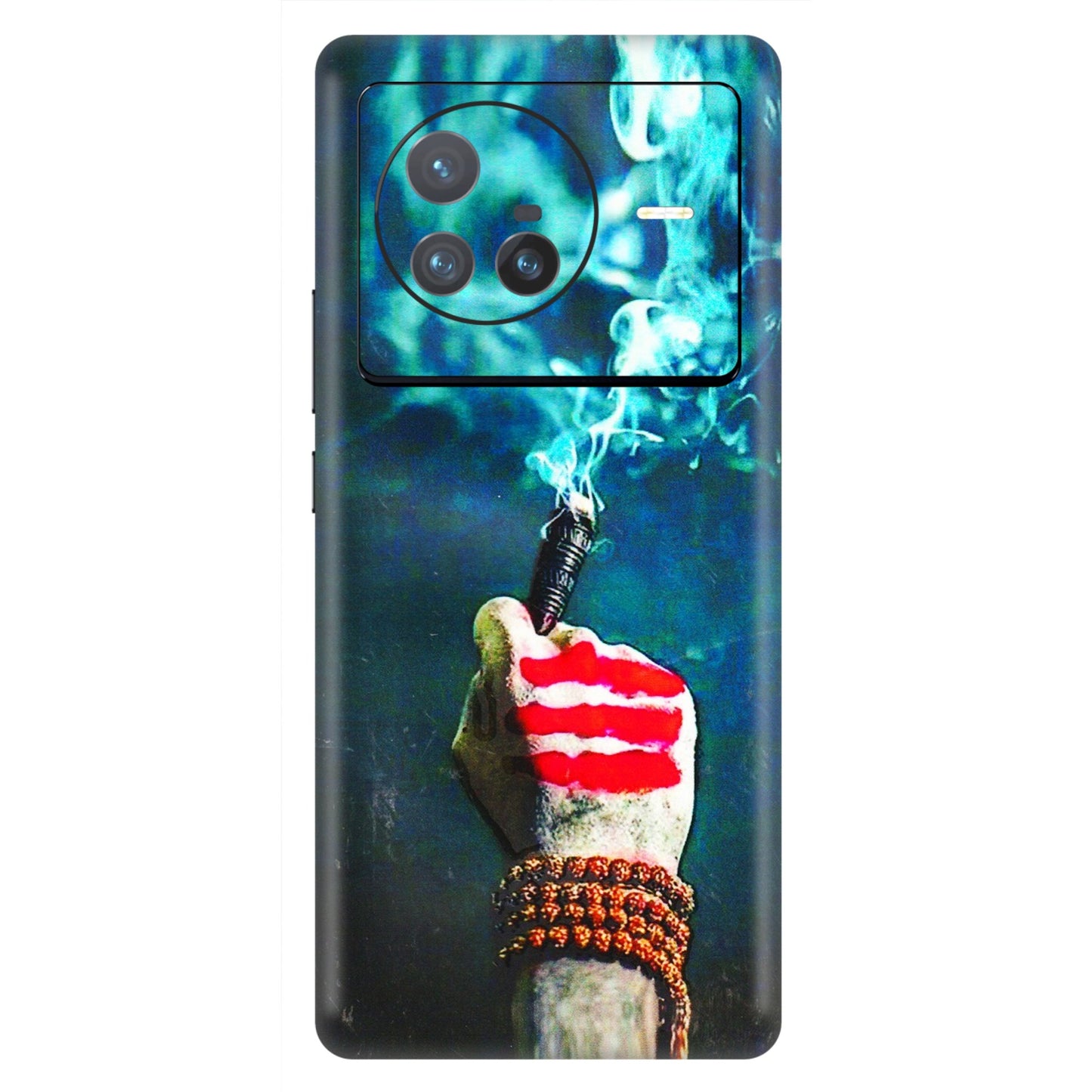 VIVO Z/V/X/T/U/S Series Phone Skins (All Models) - Mahadev Bhakt - 3D Embossed Finish (L-146) Vivo X80 (5G)