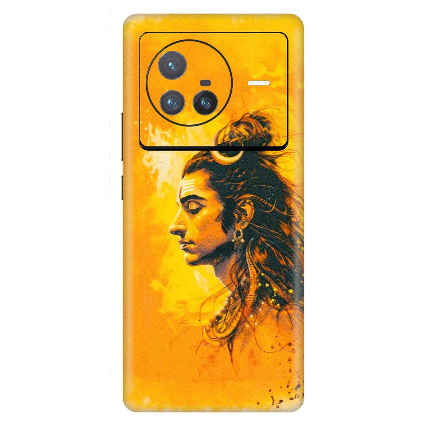 VIVO Z/V/X/T/U/S Series Phone Skins (All Models) - Shiv Shakti - 3D Embossed Finish (L-14) Vivo X80 (5G)