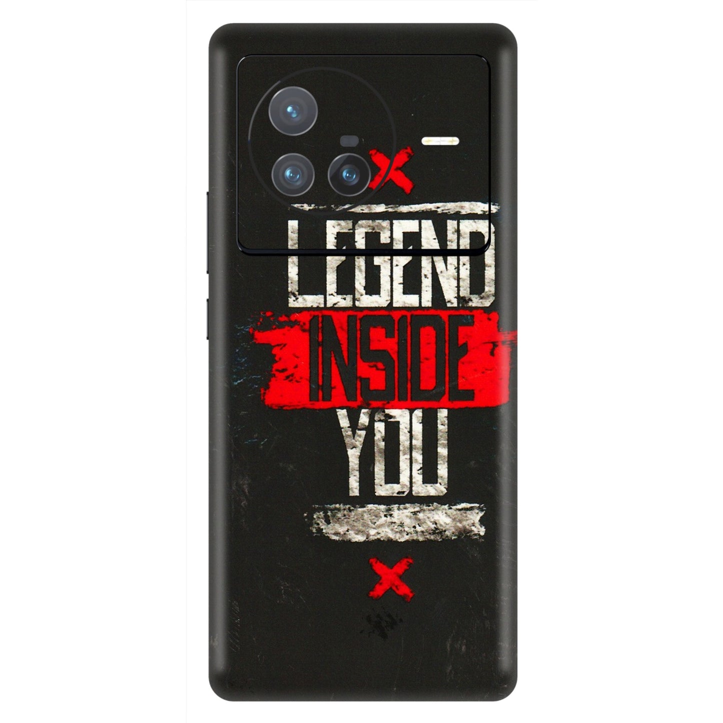 VIVO Z/V/X/T/U/S Series Phone Skins (All Models) - Legend Inside You - 3D Embossed Finish (L-186) Vivo X80 (5G)