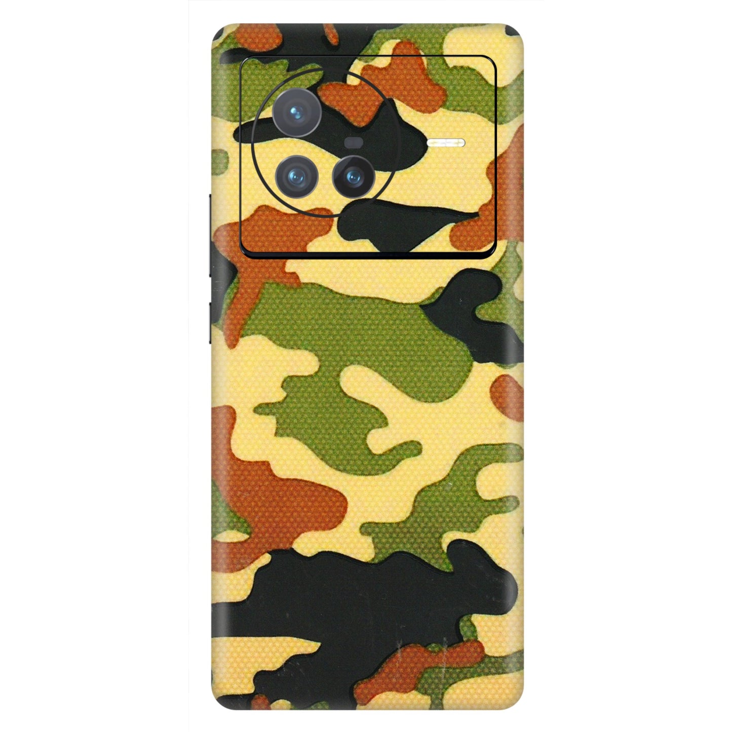 VIVO Z/V/X/T/U/S Series Phone Skins (All Models) - Indian Military - 3D Embossed Finish (L-234) Vivo X80 (5G)