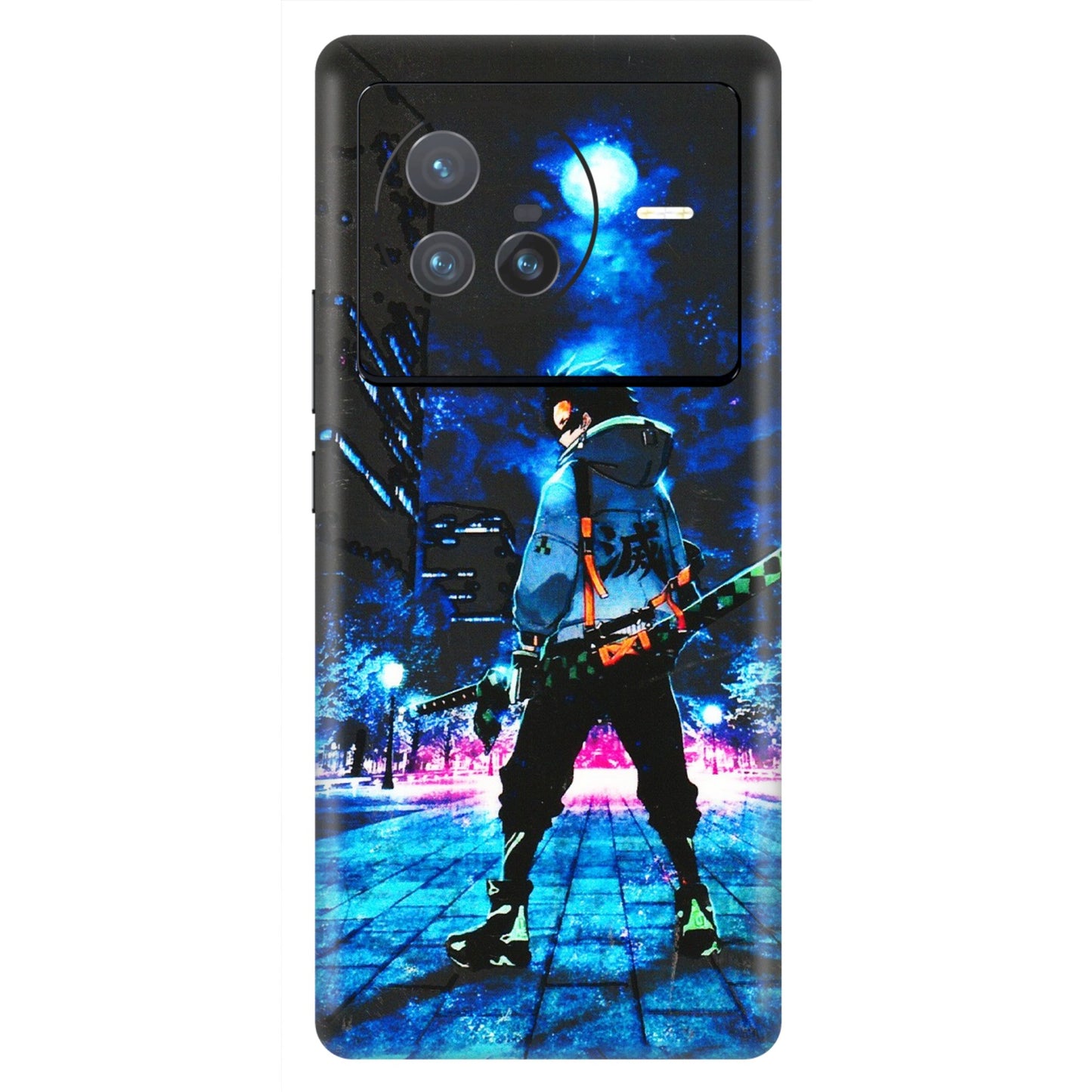VIVO Z/V/X/T/U/S Series Phone Skins (All Models) - Demon Slayer Sword - 3D Embossed Finish (L-247) Vivo X80 (5G)