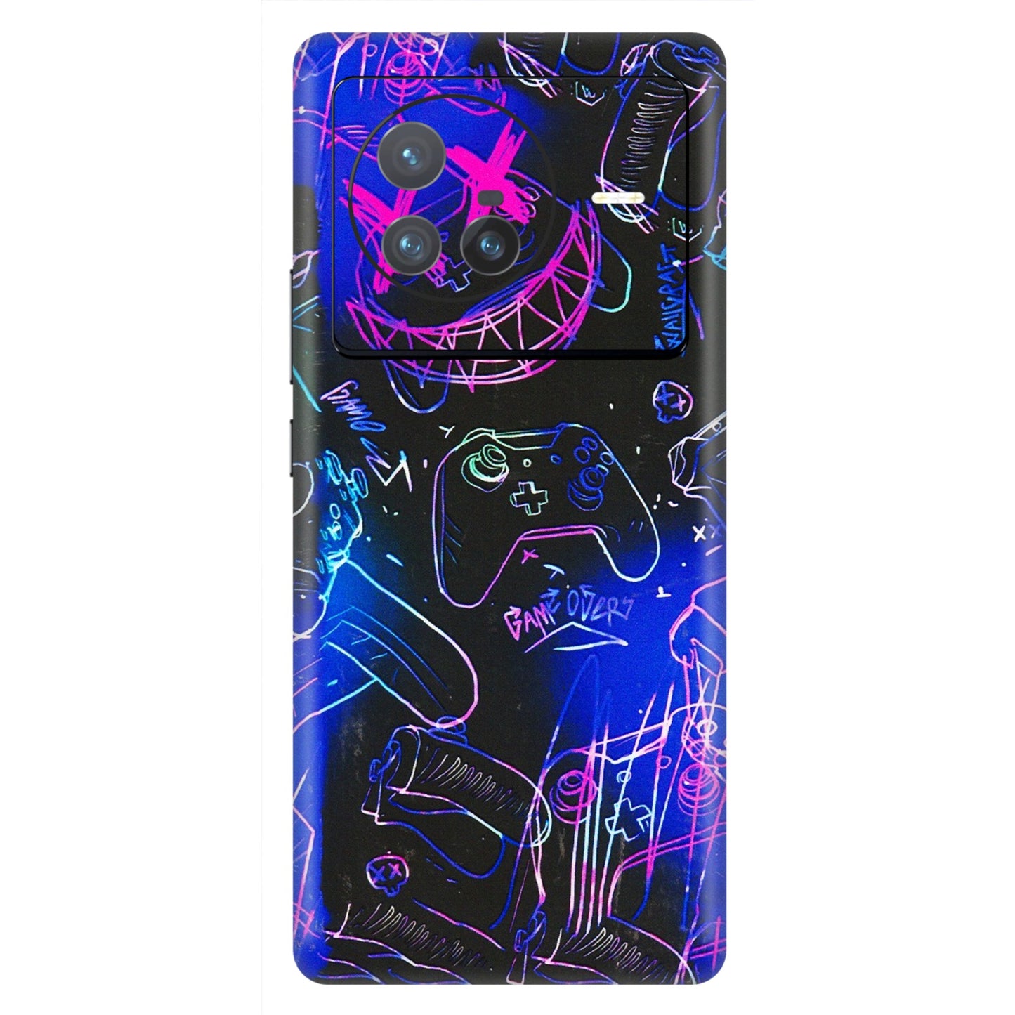 VIVO Z/V/X/T/U/S Series Phone Skins (All Models) - Gamers Paradise - 3D Embossed Finish (L-258) Vivo X80 (5G)